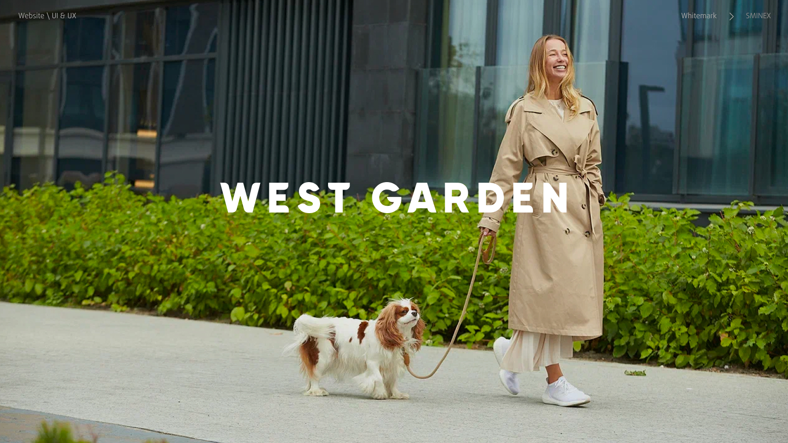 Сайт West Garden — Изображение №1 — Интерфейсы, Анимация на Dprofile