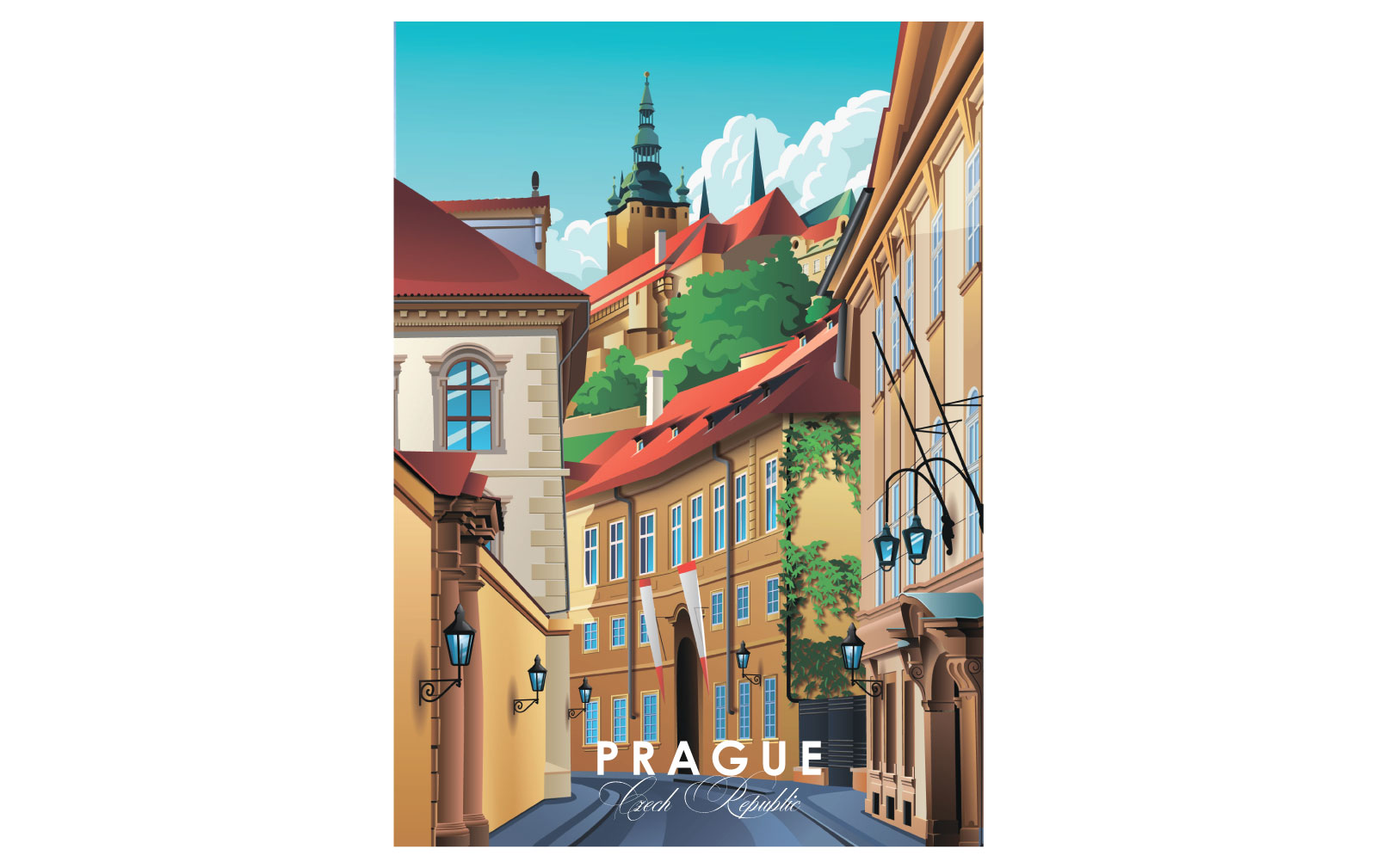 Достопримечательность Праги — Изображение №2 — Иллюстрация, Графика на Dprofile
