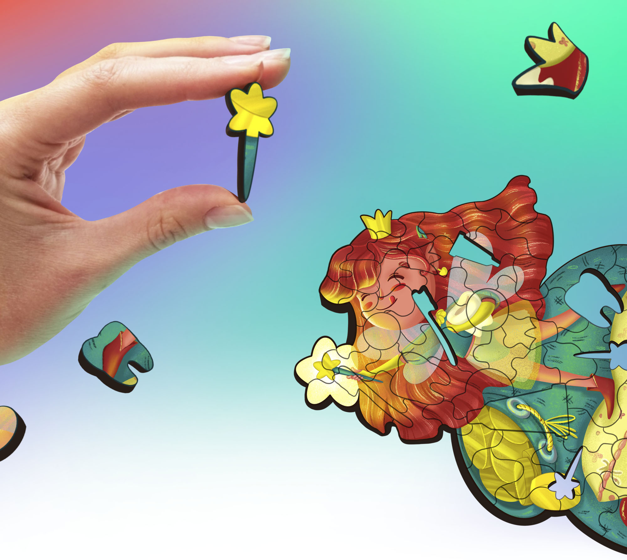 Фигурные пазлы - волшебство рядом — Изображение №11 — Брендинг, Иллюстрация на Dprofile