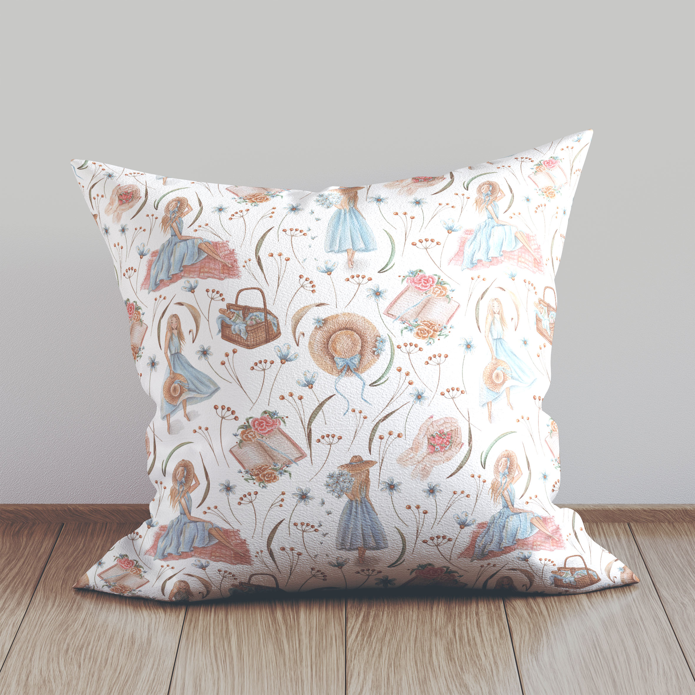 Бесшовный паттерн "Лето" — Изображение №2 — Иллюстрация на Dprofile