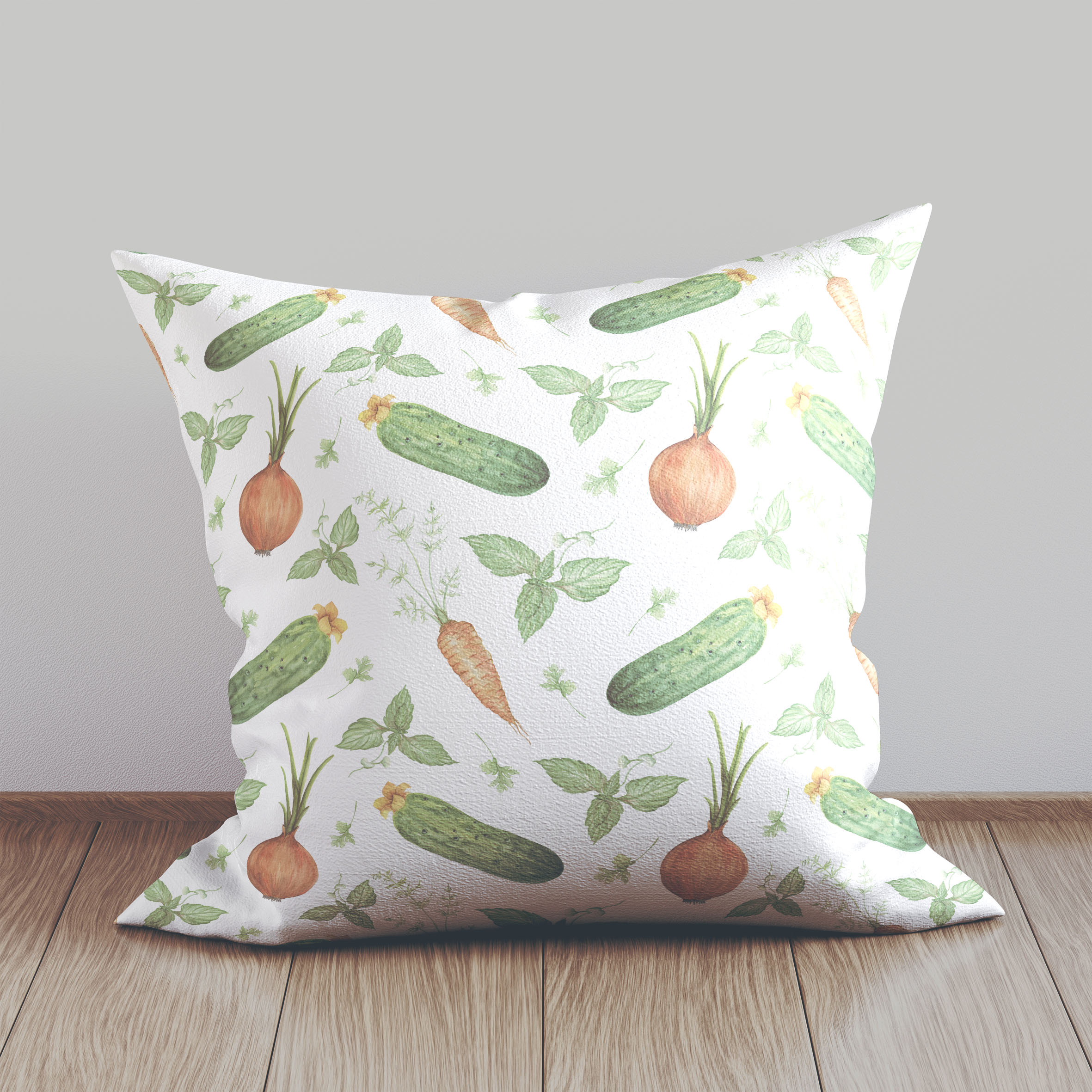 Набор бесшовных паттернов "Овощи" — Изображение №1 — Иллюстрация, Графика на Dprofile