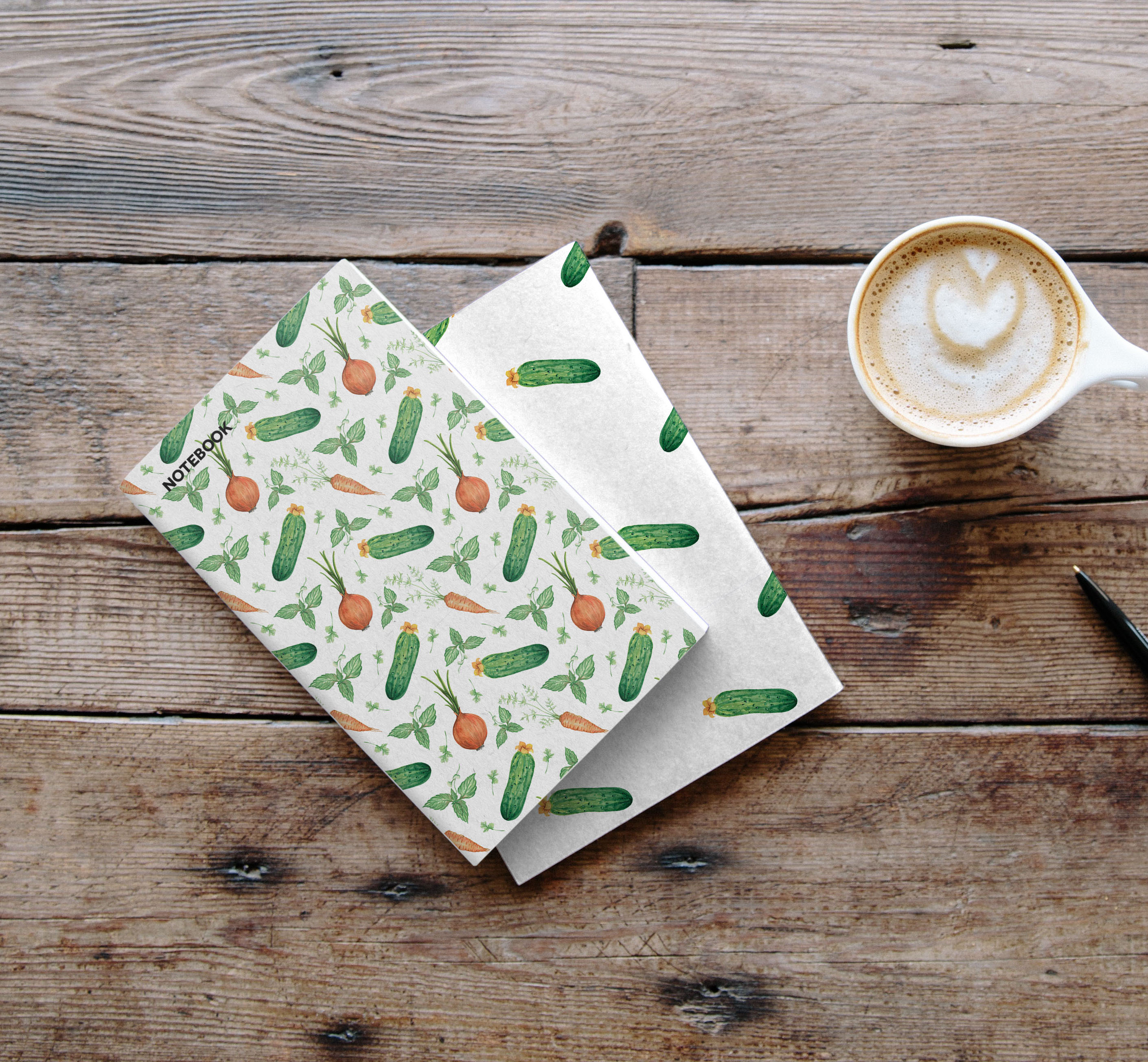 Набор бесшовных паттернов "Овощи" — Изображение №5 — Иллюстрация, Графика на Dprofile