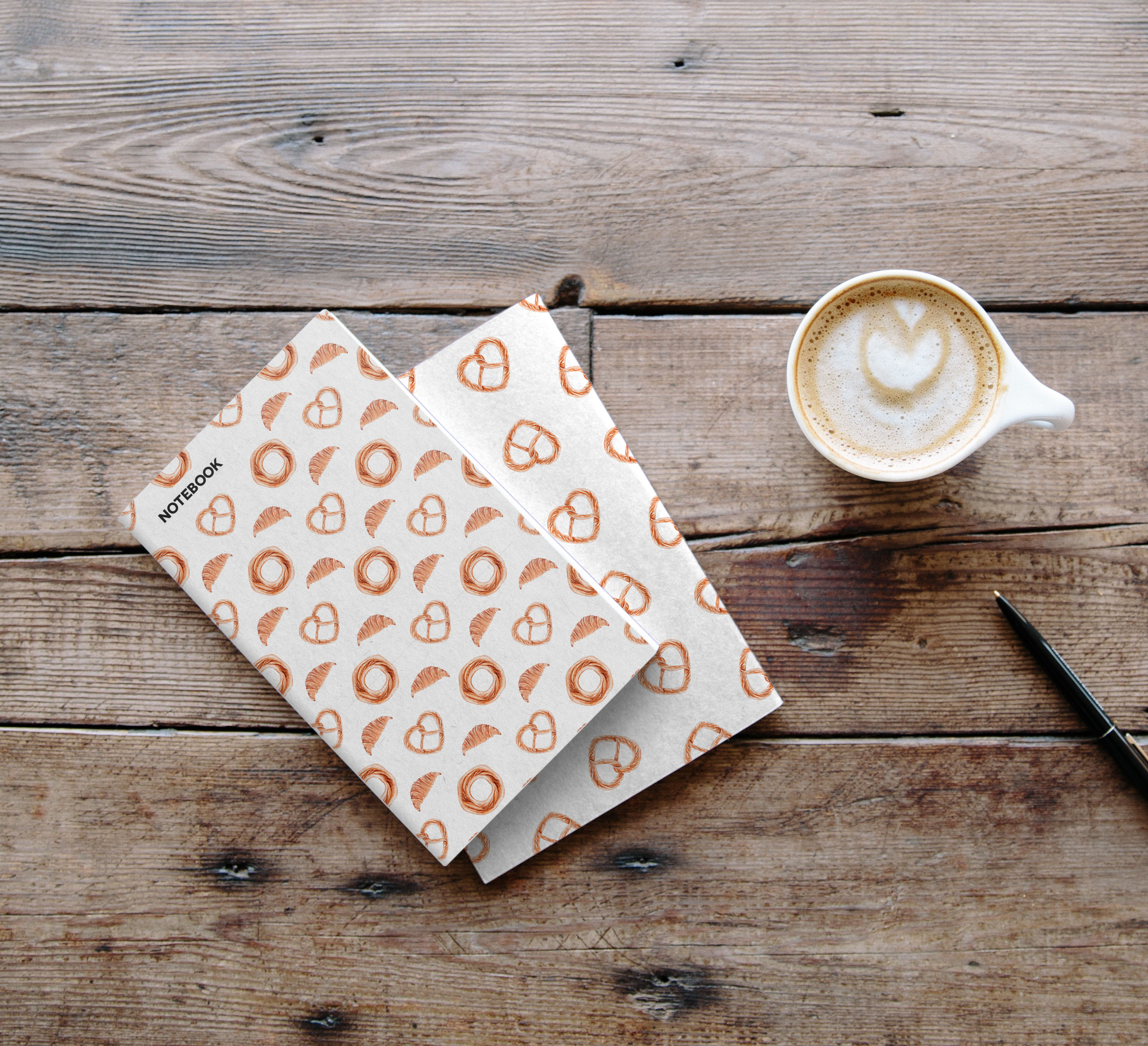 Набор бесшовных паттернов "Пекарня" — Изображение №3 — Иллюстрация, Графика на Dprofile