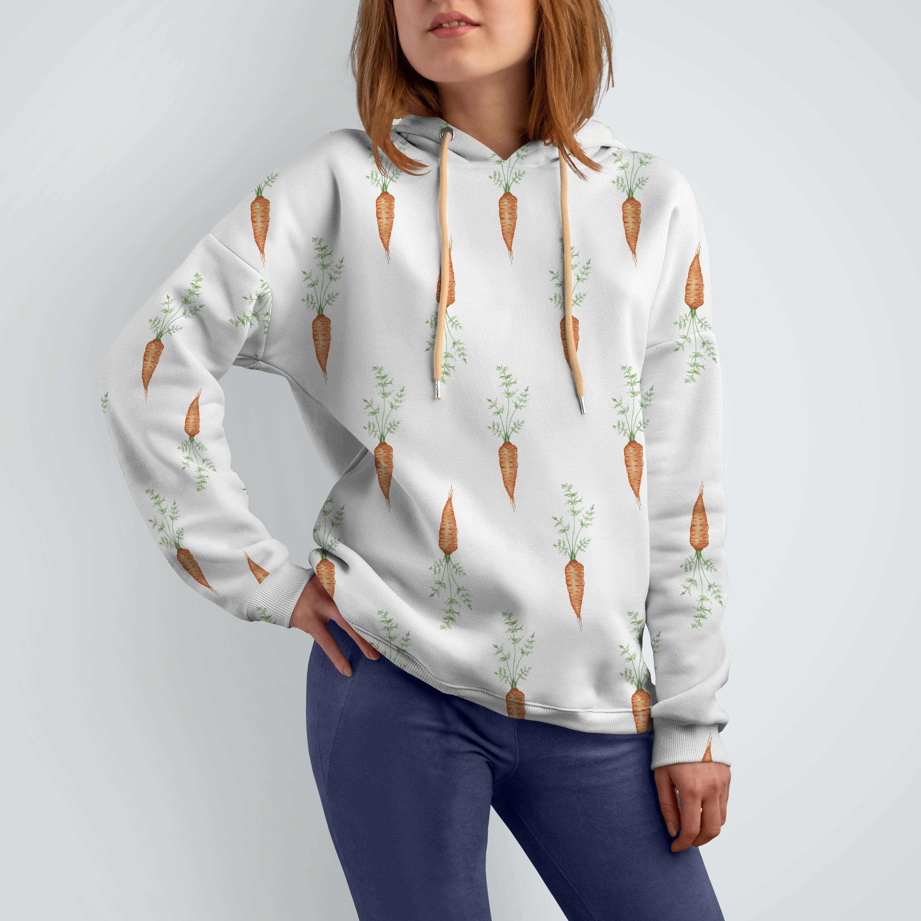 Бесшовный паттерн с морковкой — Изображение №1 — Иллюстрация, Графика на Dprofile