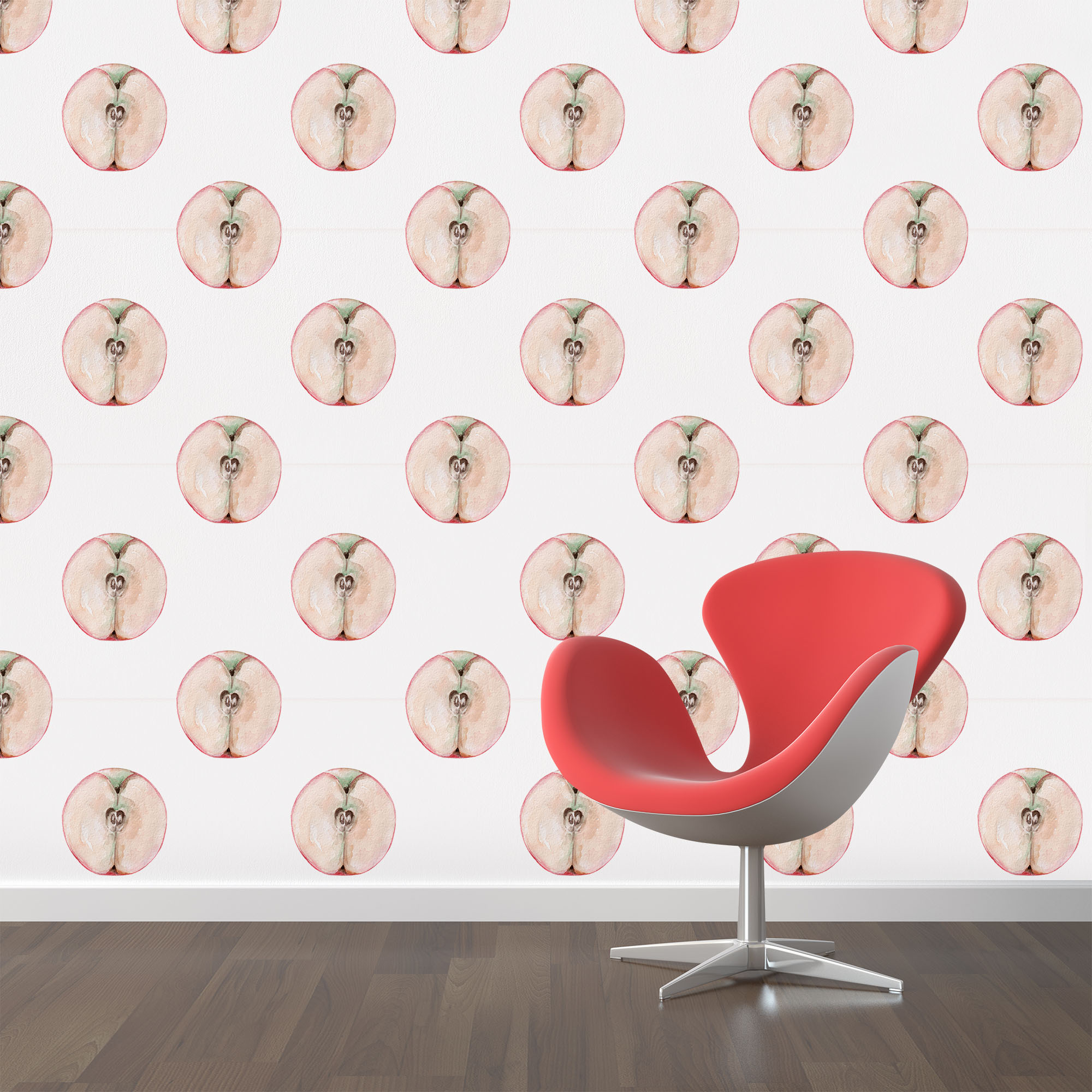 Бесшовный паттерн "Яблоко" — Изображение №4 — Иллюстрация, Графика на Dprofile