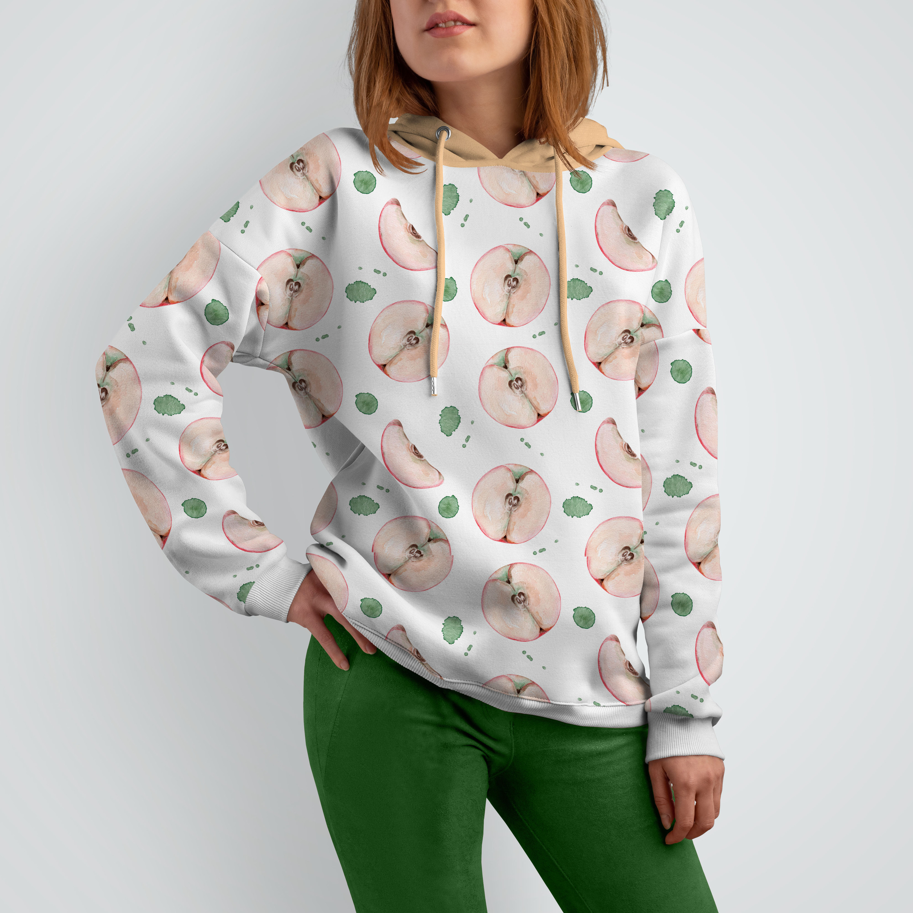 Бесшовный паттерн "Яблоко" — Изображение №2 — Иллюстрация, Графика на Dprofile