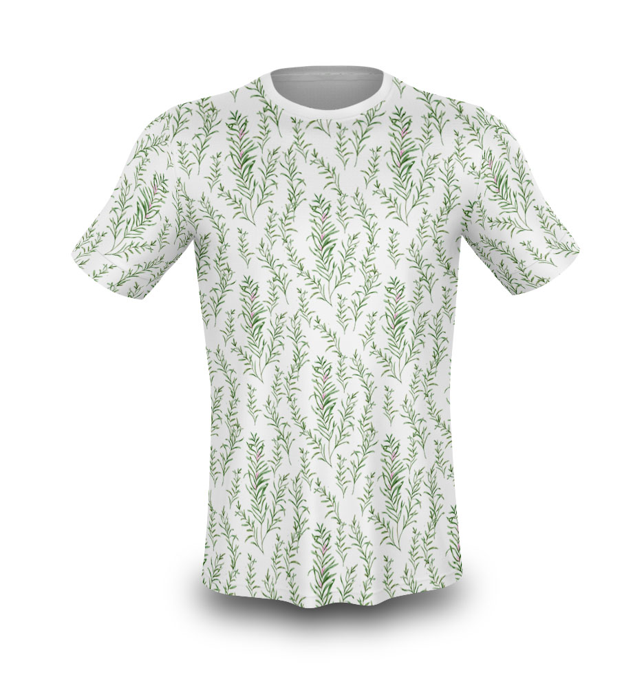 Бесшовный паттерн "Розмарин" — Изображение №4 — Иллюстрация, Графика на Dprofile