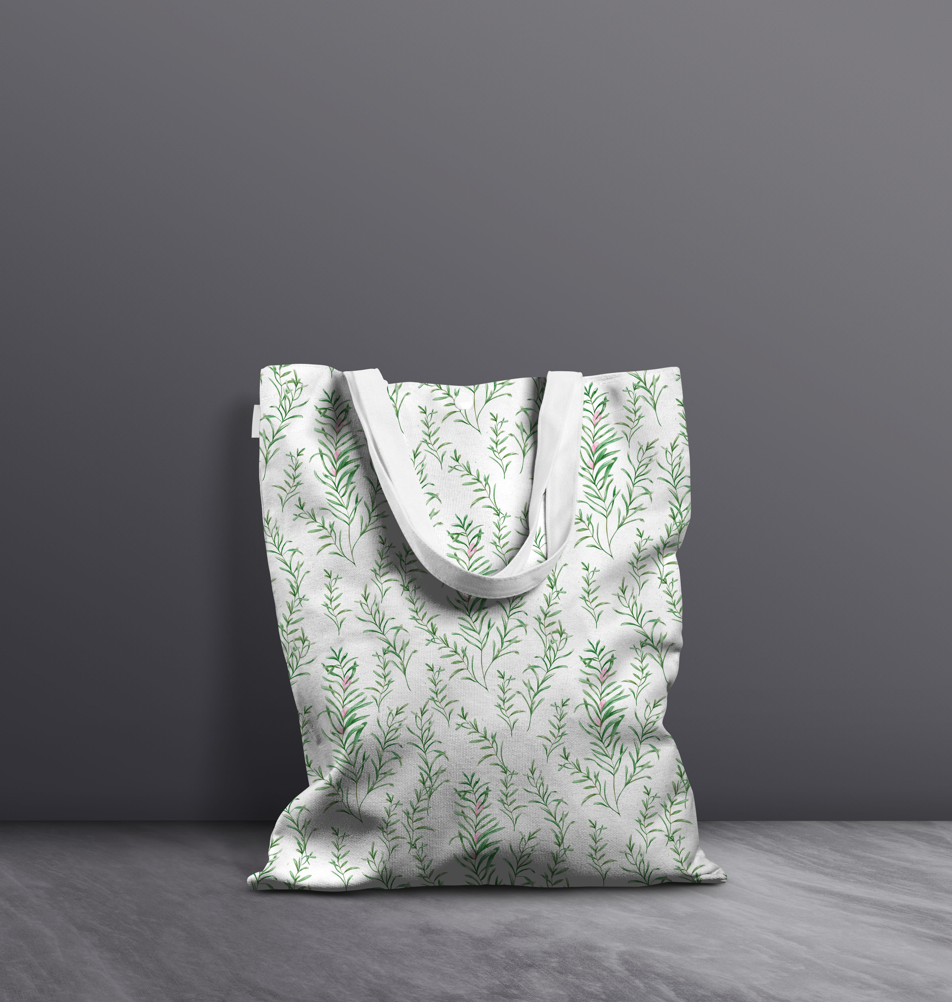 Бесшовный паттерн "Розмарин" — Изображение №1 — Иллюстрация, Графика на Dprofile