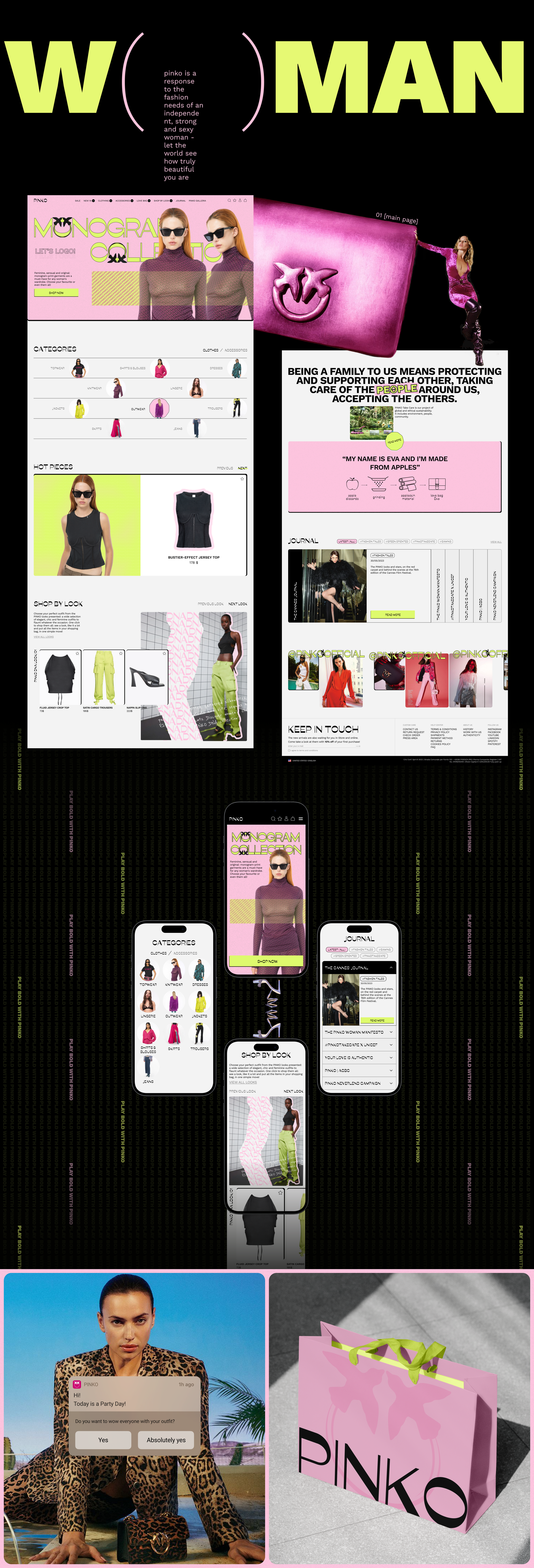 PINKO | E-commerce — Изображение №3 — Интерфейсы, Брендинг на Dprofile