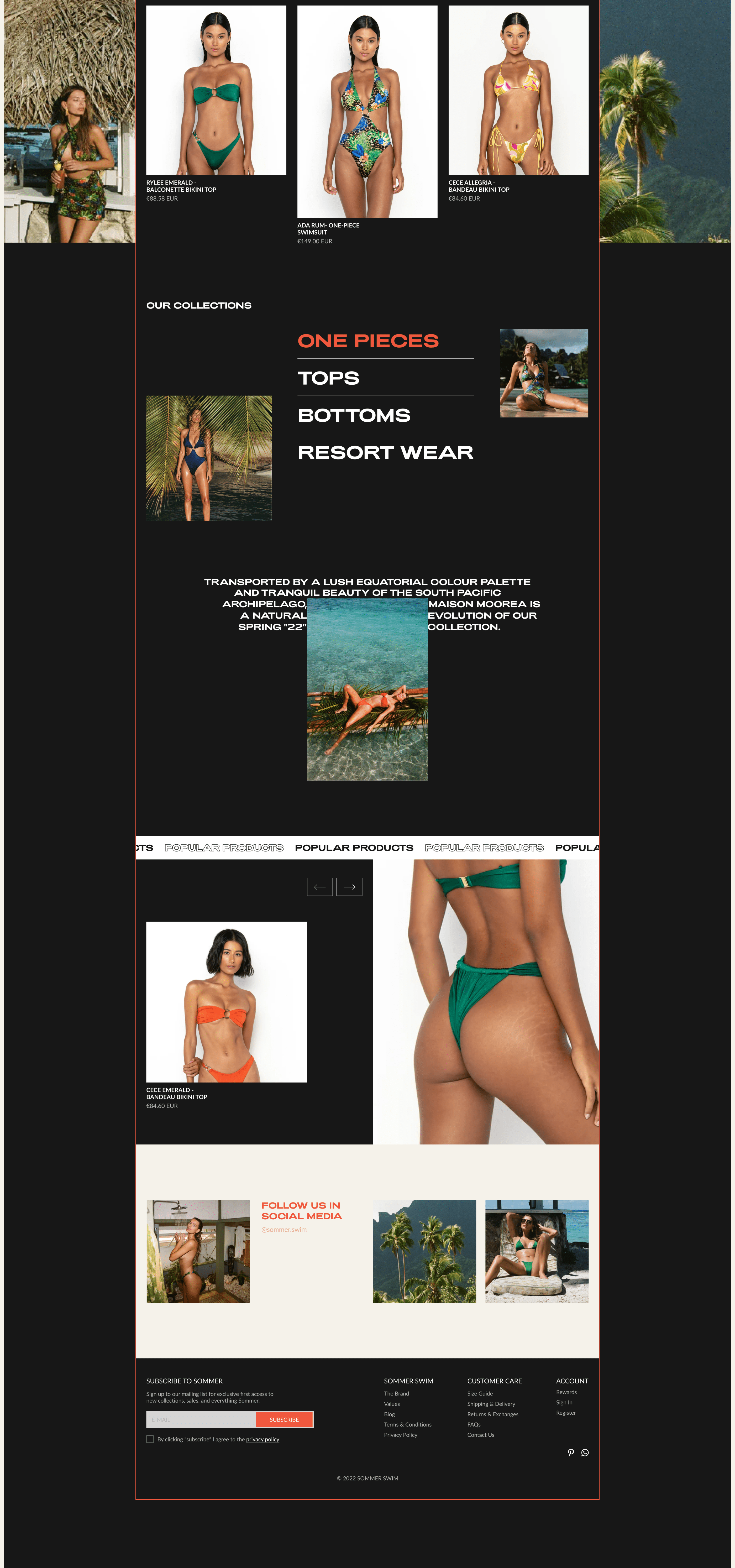 Sommer Swim | E-commerce UX/UI Redesign — Изображение №3 — Интерфейсы на Dprofile