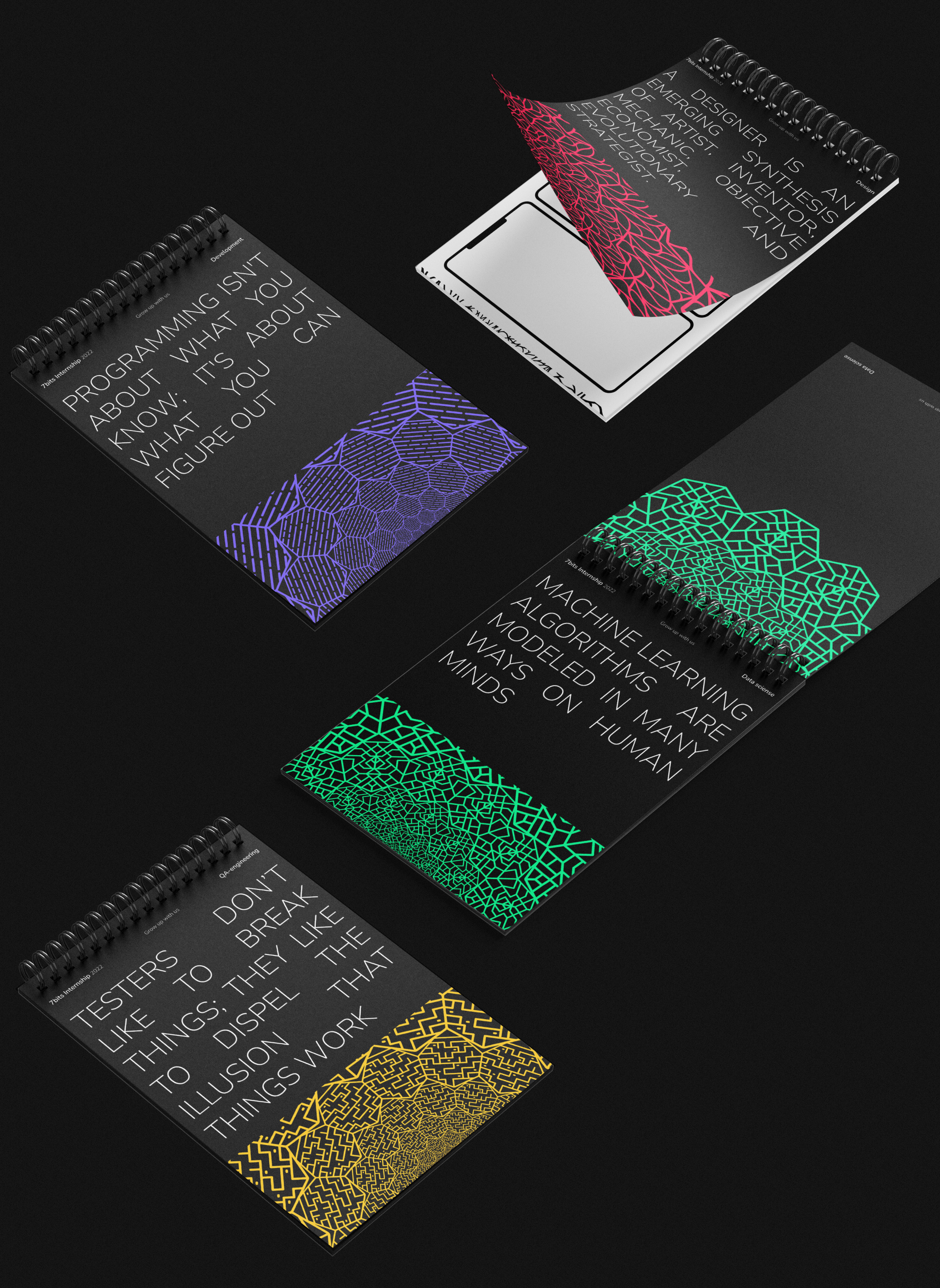 7bits Internship 2021 Identity — Изображение №16 — Брендинг, Графика на Dprofile