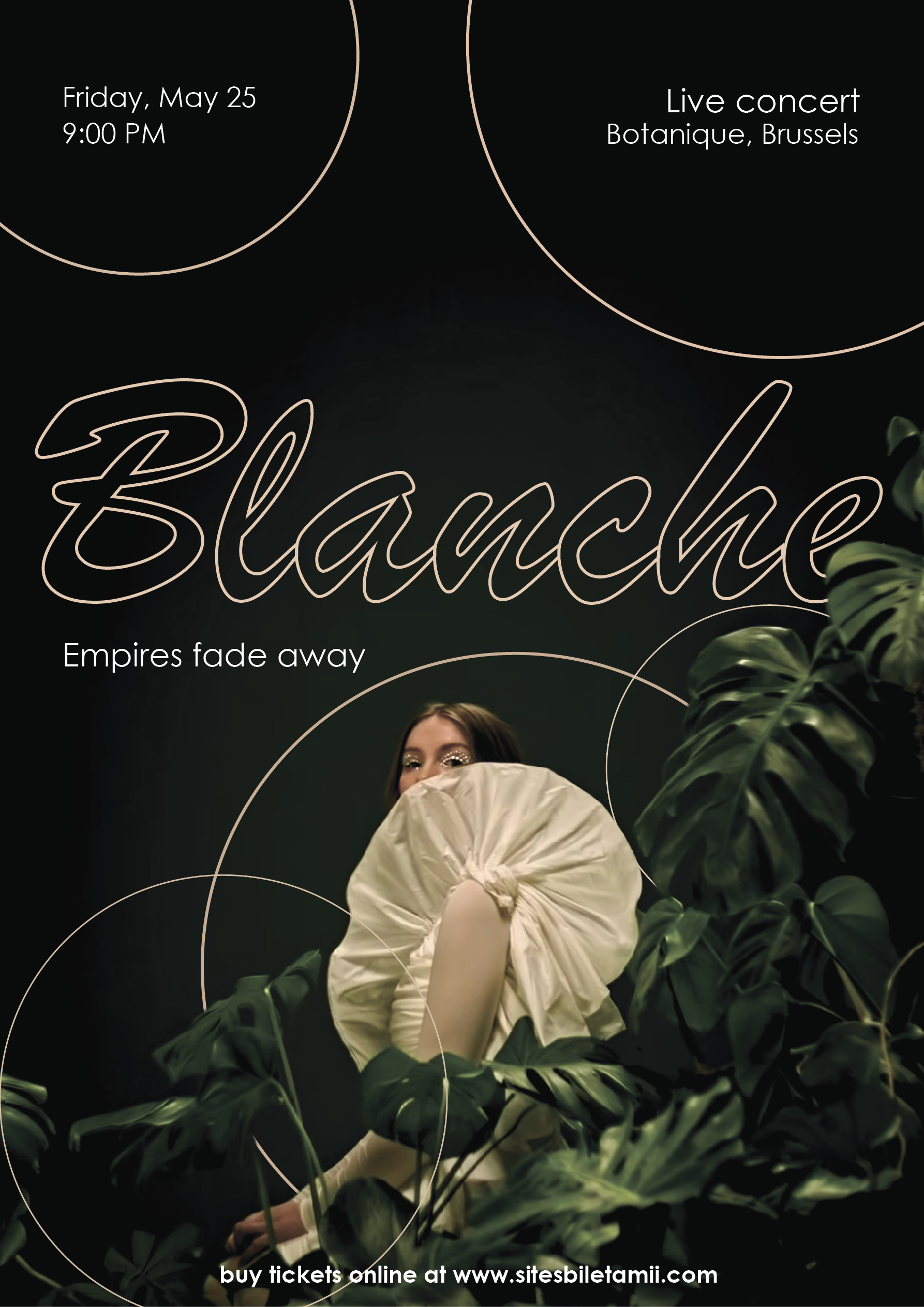 Blanche's concert poster — Изображение №2 — Иллюстрация, Графика на Dprofile