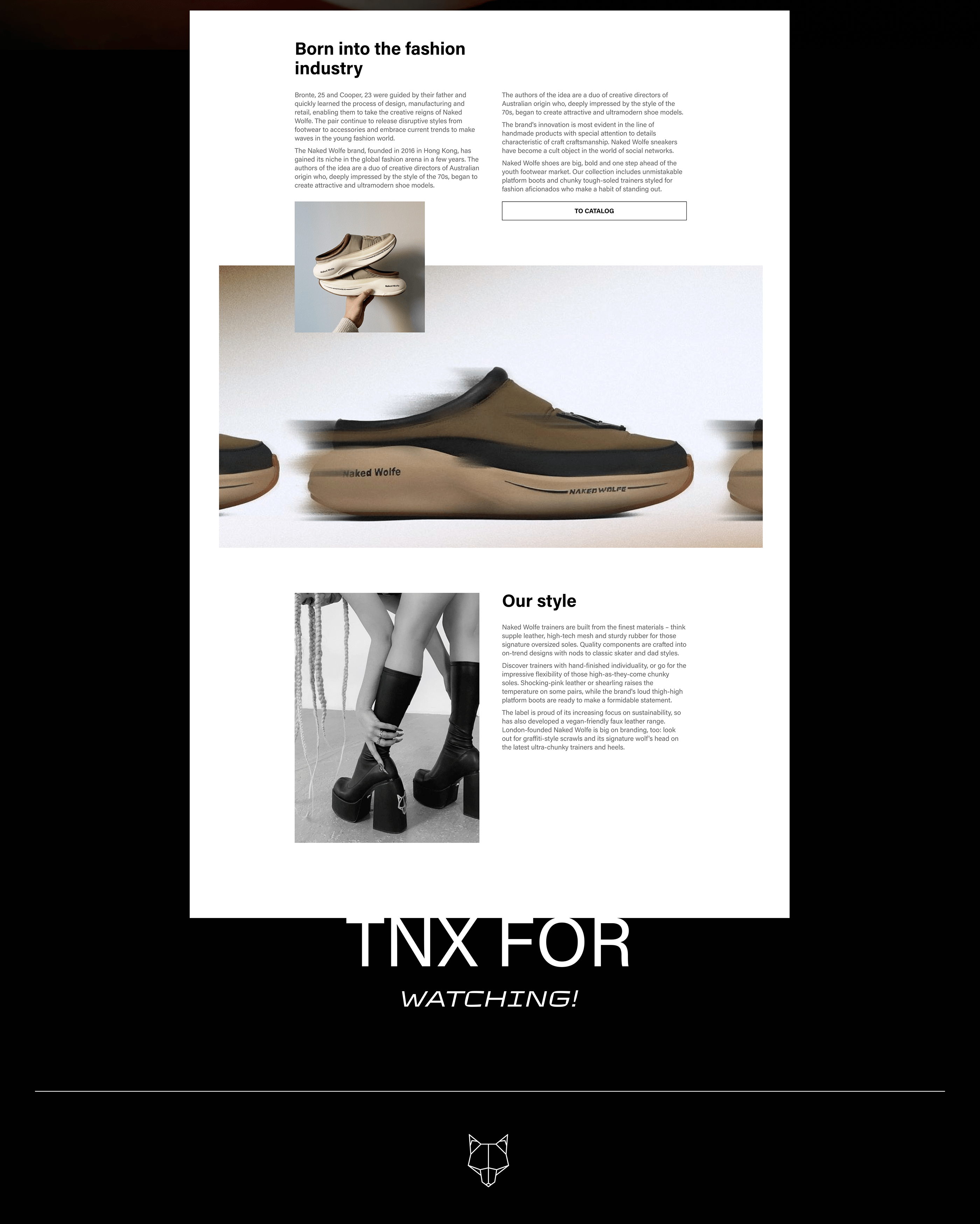 NAKED WOLFE — redesign site — Изображение №8 — Анимация, Интерфейсы на Dprofile