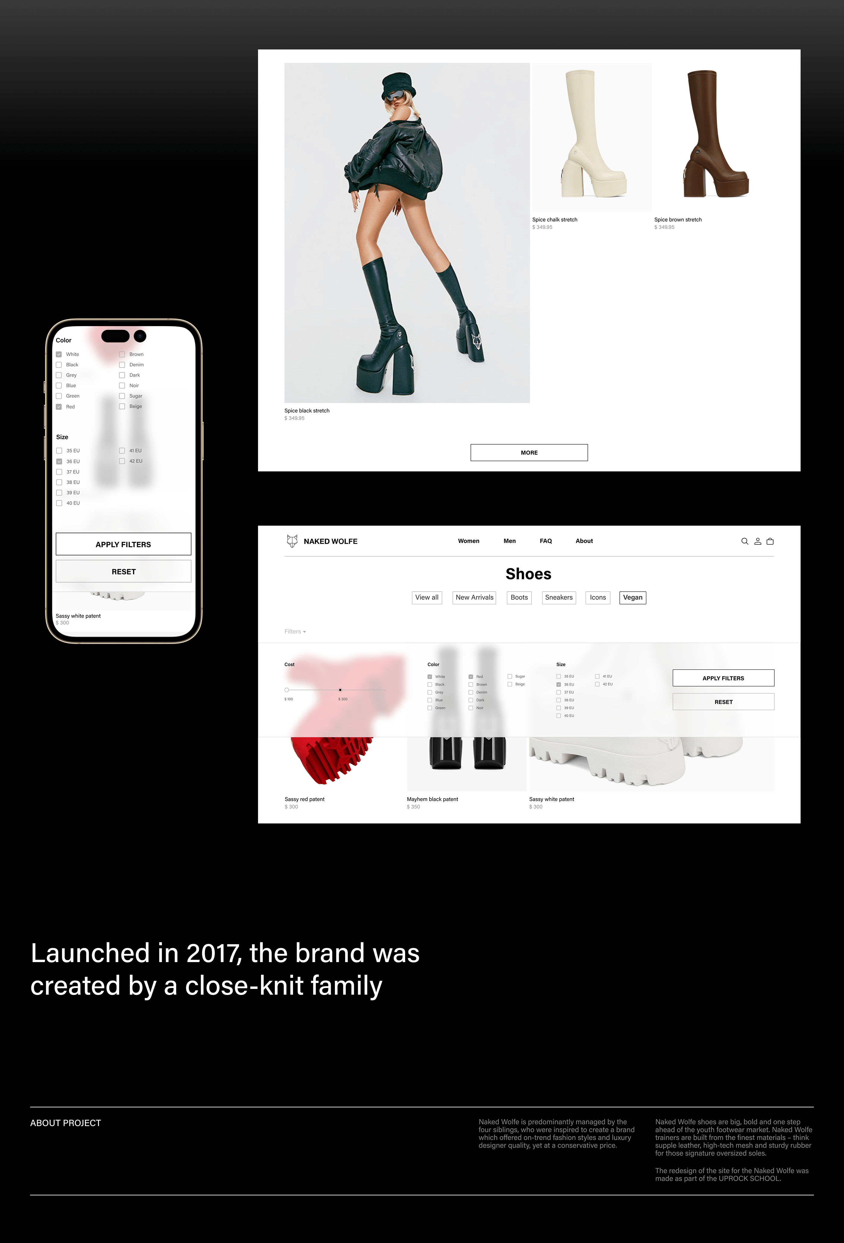 NAKED WOLFE — redesign site — Изображение №3 — Анимация, Интерфейсы на Dprofile