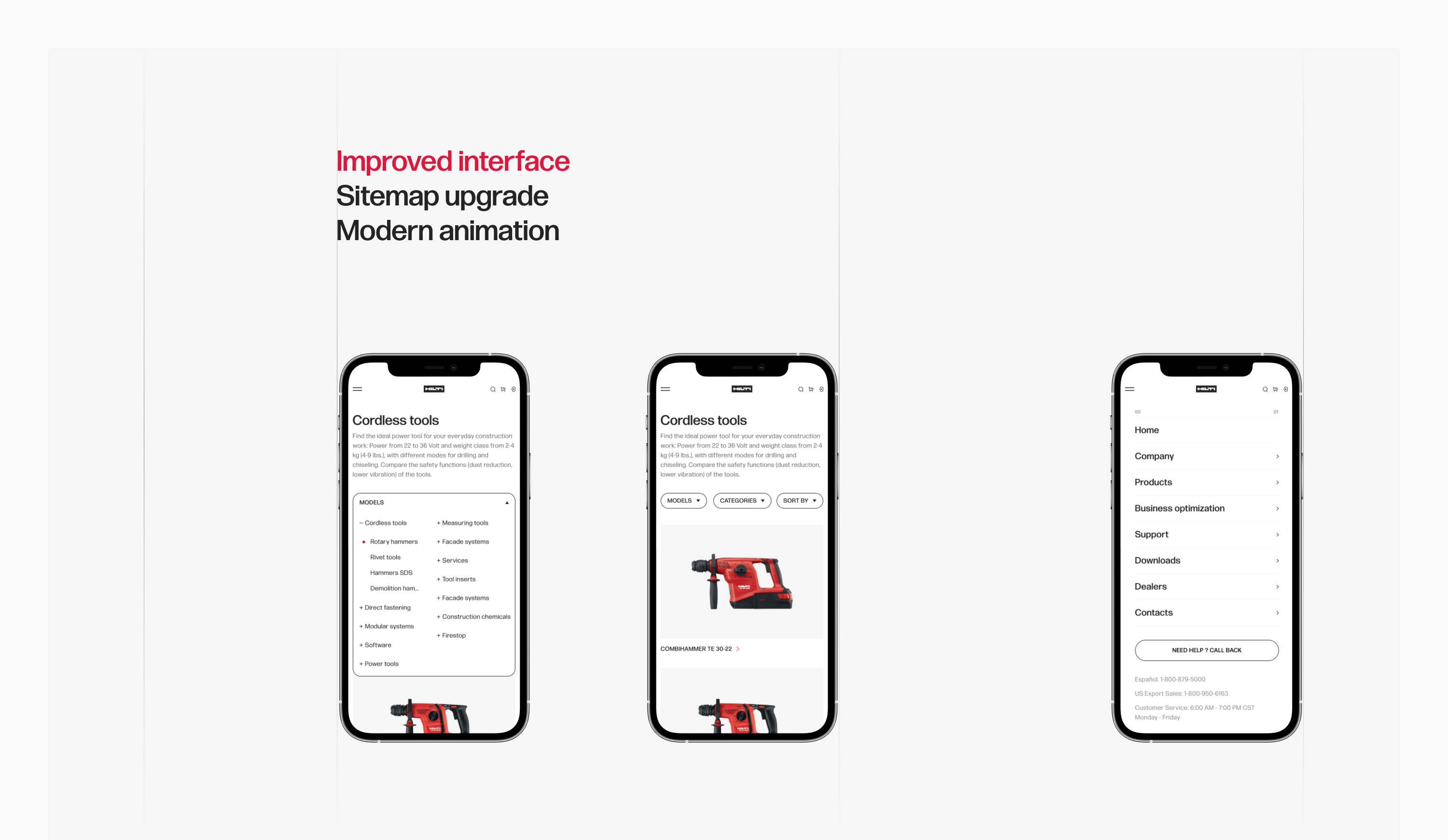 Hilti Tools — Corporate Website — Изображение №5 — Интерфейсы на Dprofile