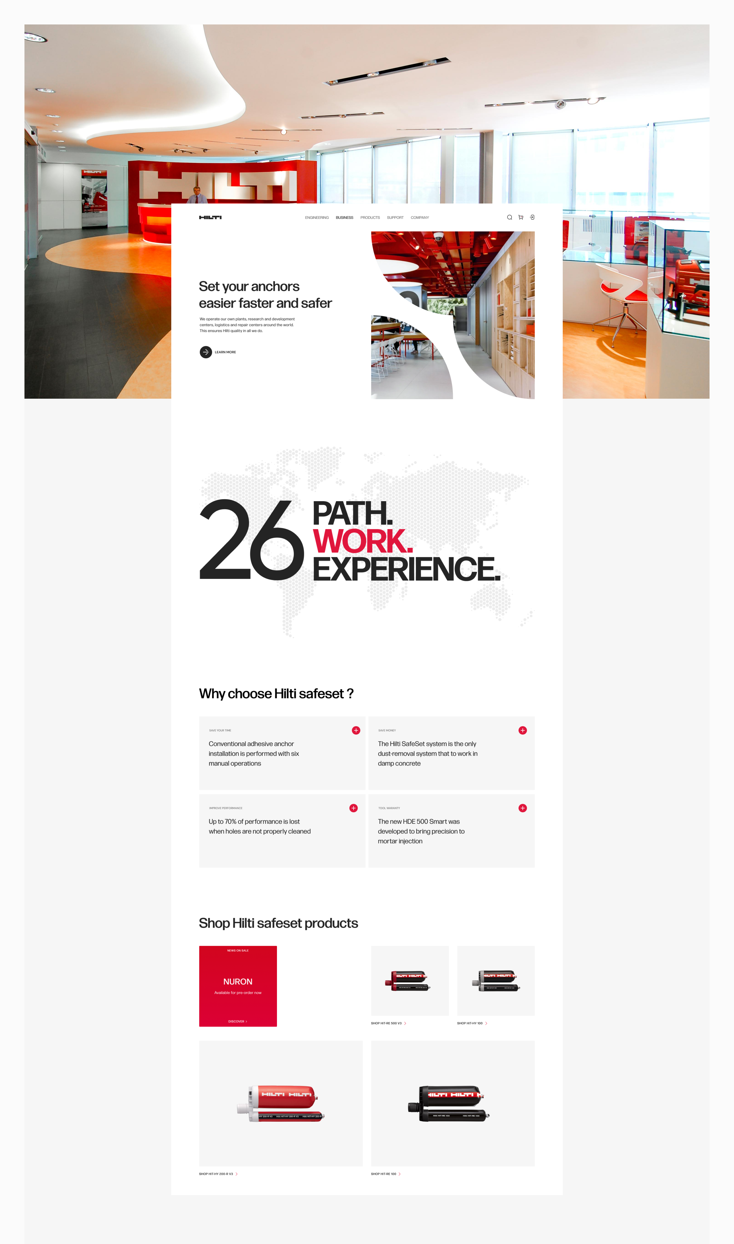 Hilti Tools — Corporate Website — Изображение №6 — Интерфейсы на Dprofile