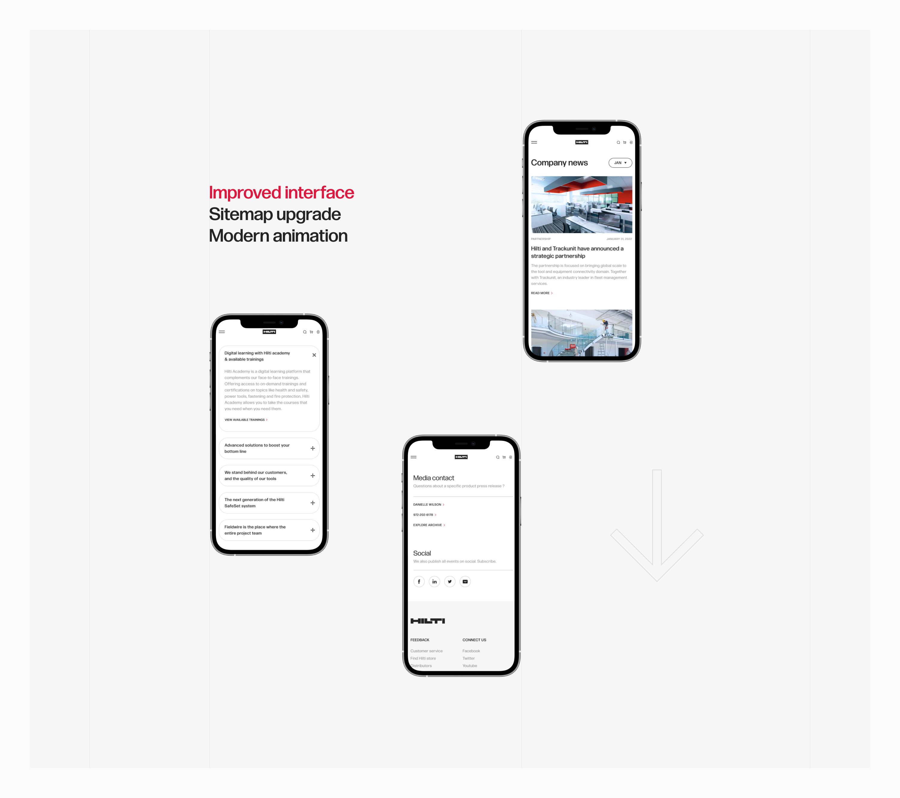 Hilti Tools — Corporate Website — Изображение №2 — Интерфейсы на Dprofile