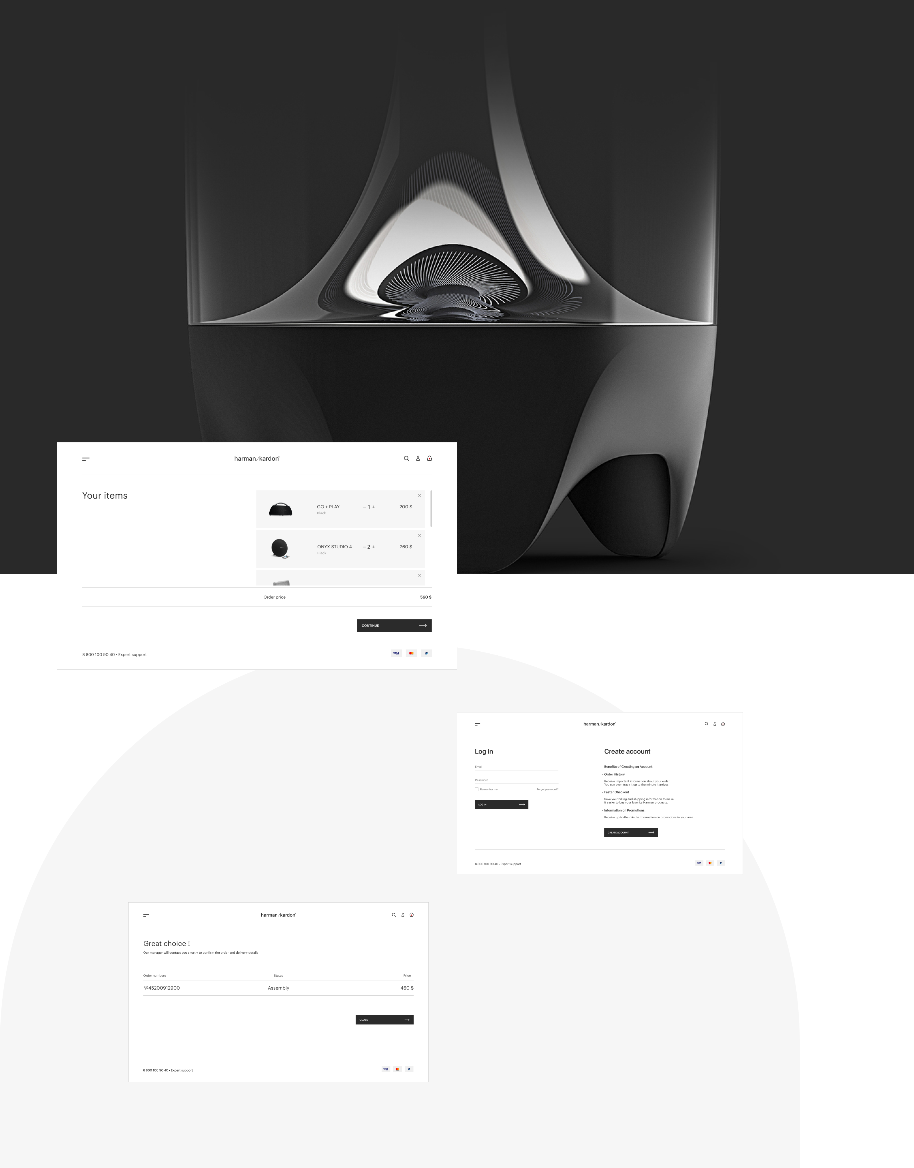 HARMAN / KARDON — Online Store Redesign — Изображение №8 — Интерфейсы на Dprofile