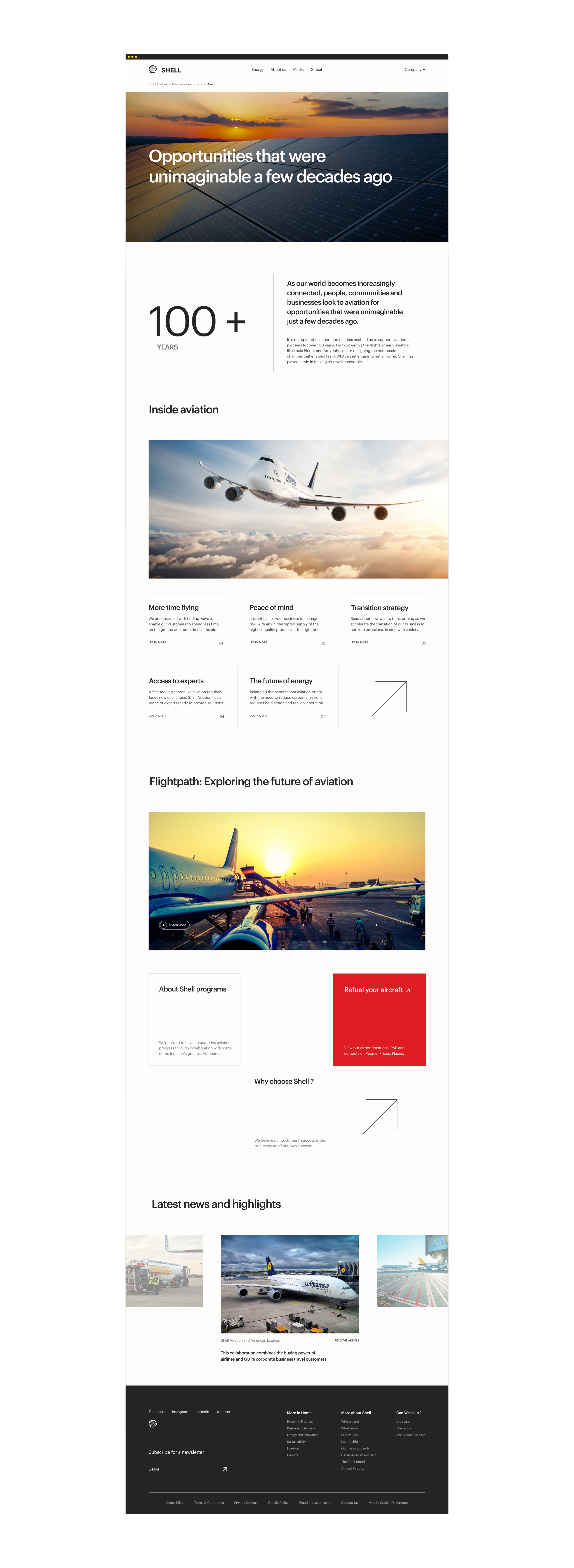 Shell Global — Corporate Redesign — Изображение №5 — Интерфейсы на Dprofile