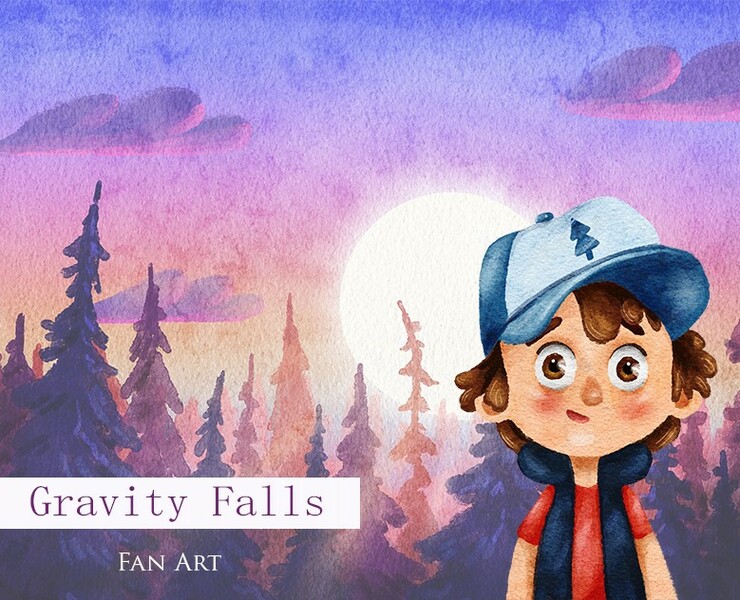 Fan Art Gravity Falls Universe — Иллюстрация, Маркетинг на Dprofile