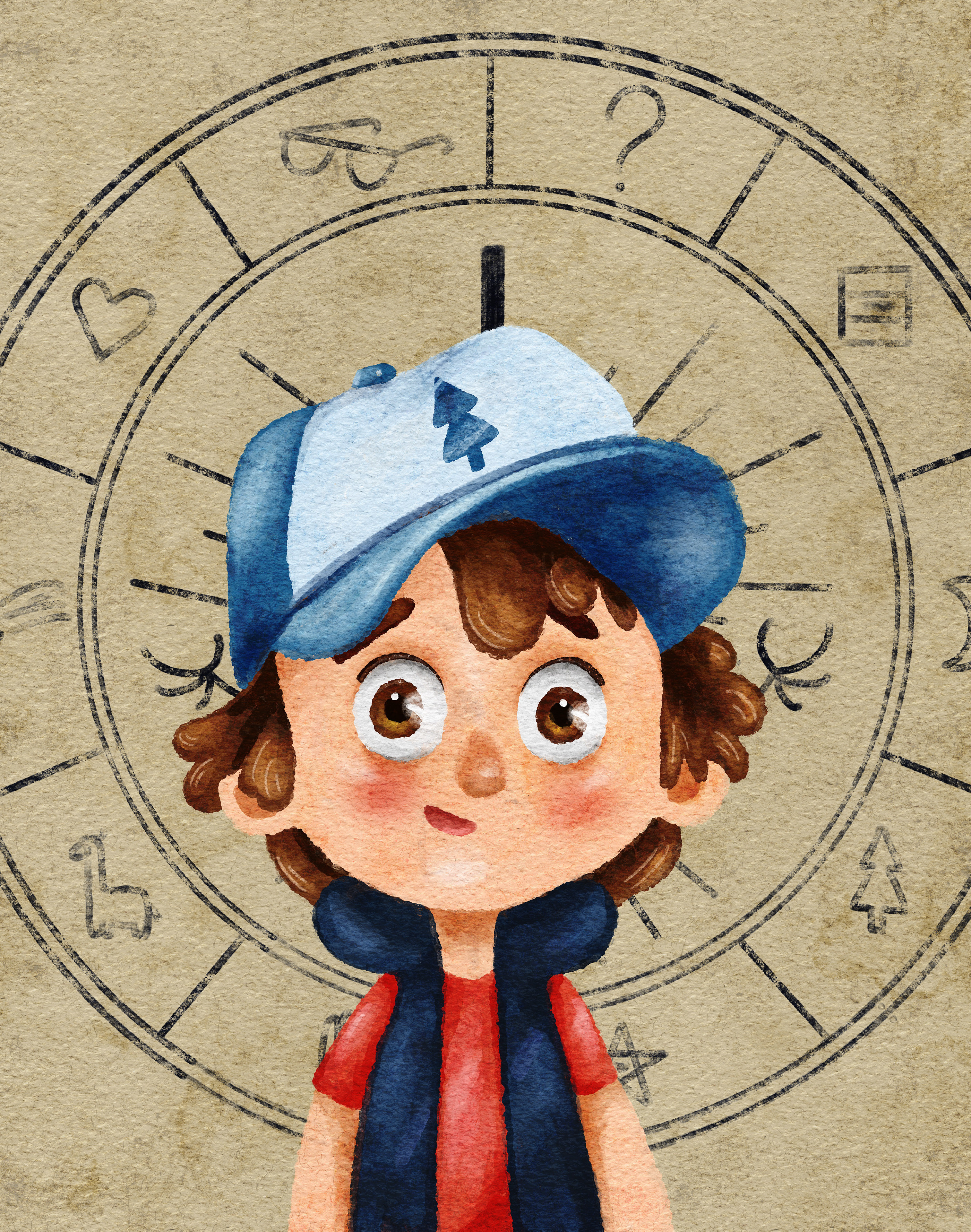 Fan Art Gravity Falls Universe — Изображение №4 — Иллюстрация, Маркетинг на Dprofile