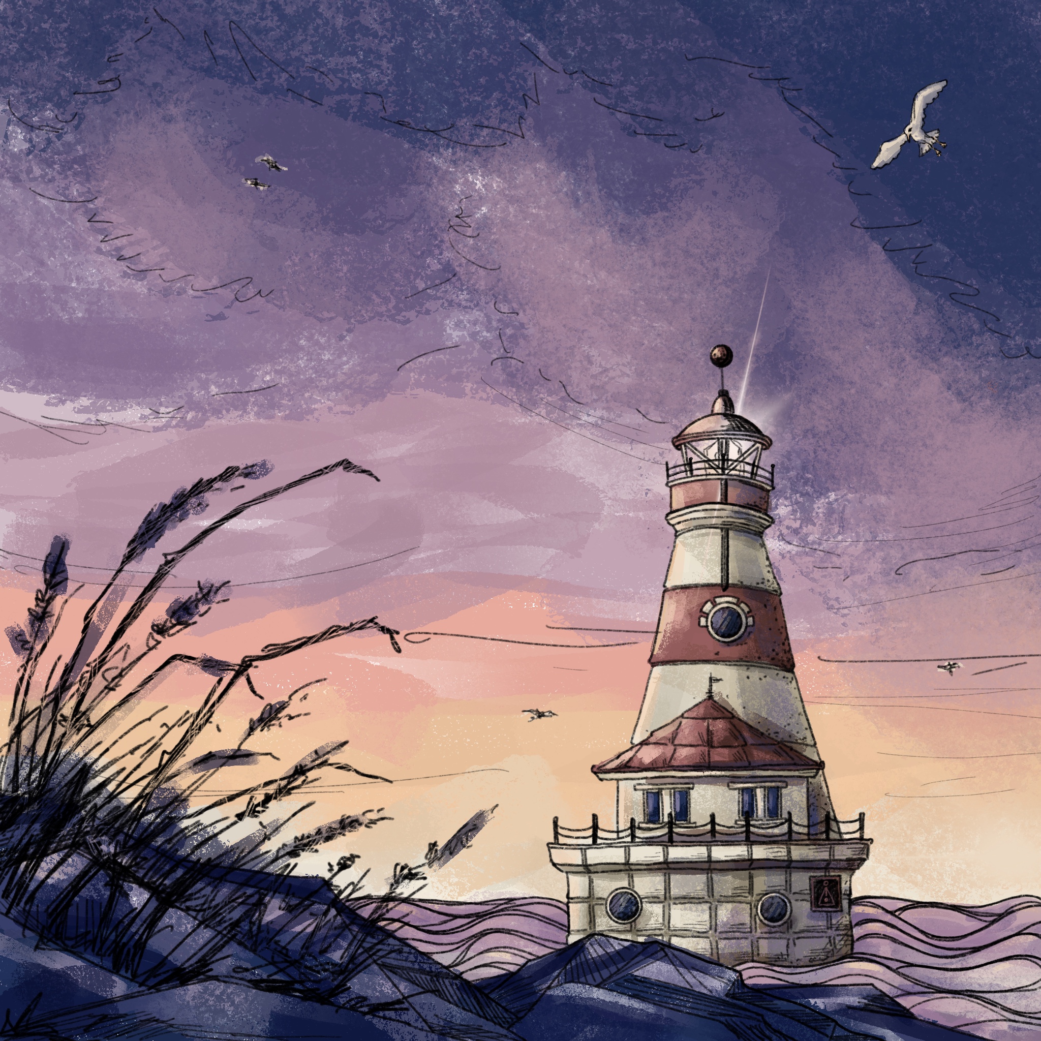 Цифровой Пейзаж в Книжной Иллюстрации — Изображение №6 — Иллюстрация, Графика на Dprofile