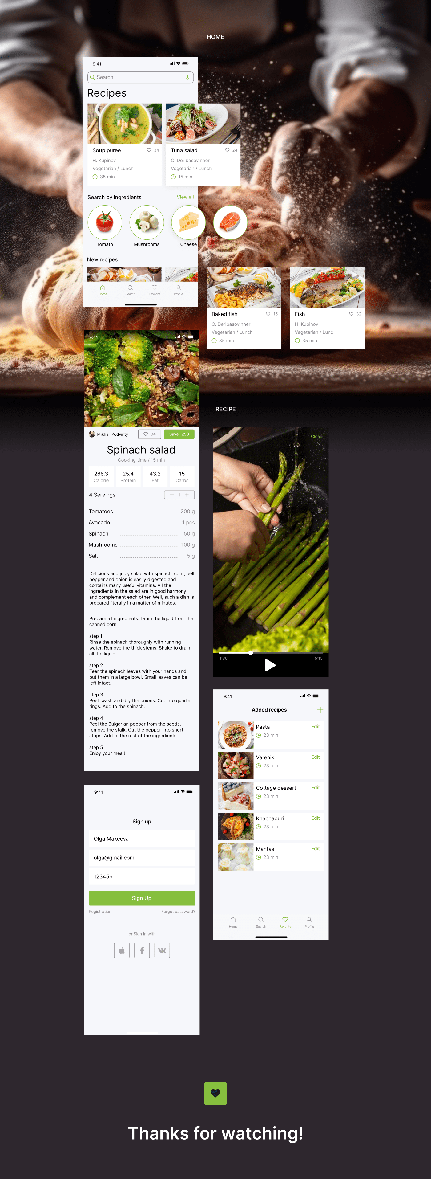Recipe Search | Cooking Mobile app — Изображение №9 — Интерфейсы на Dprofile
