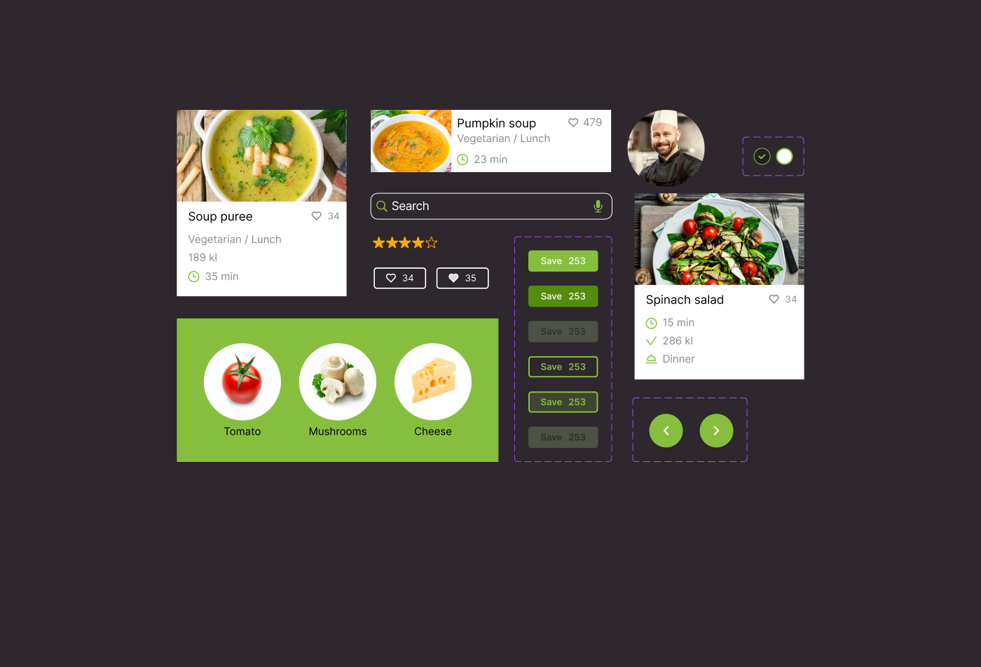 Recipe Search | Cooking Mobile app — Изображение №6 — Интерфейсы на Dprofile