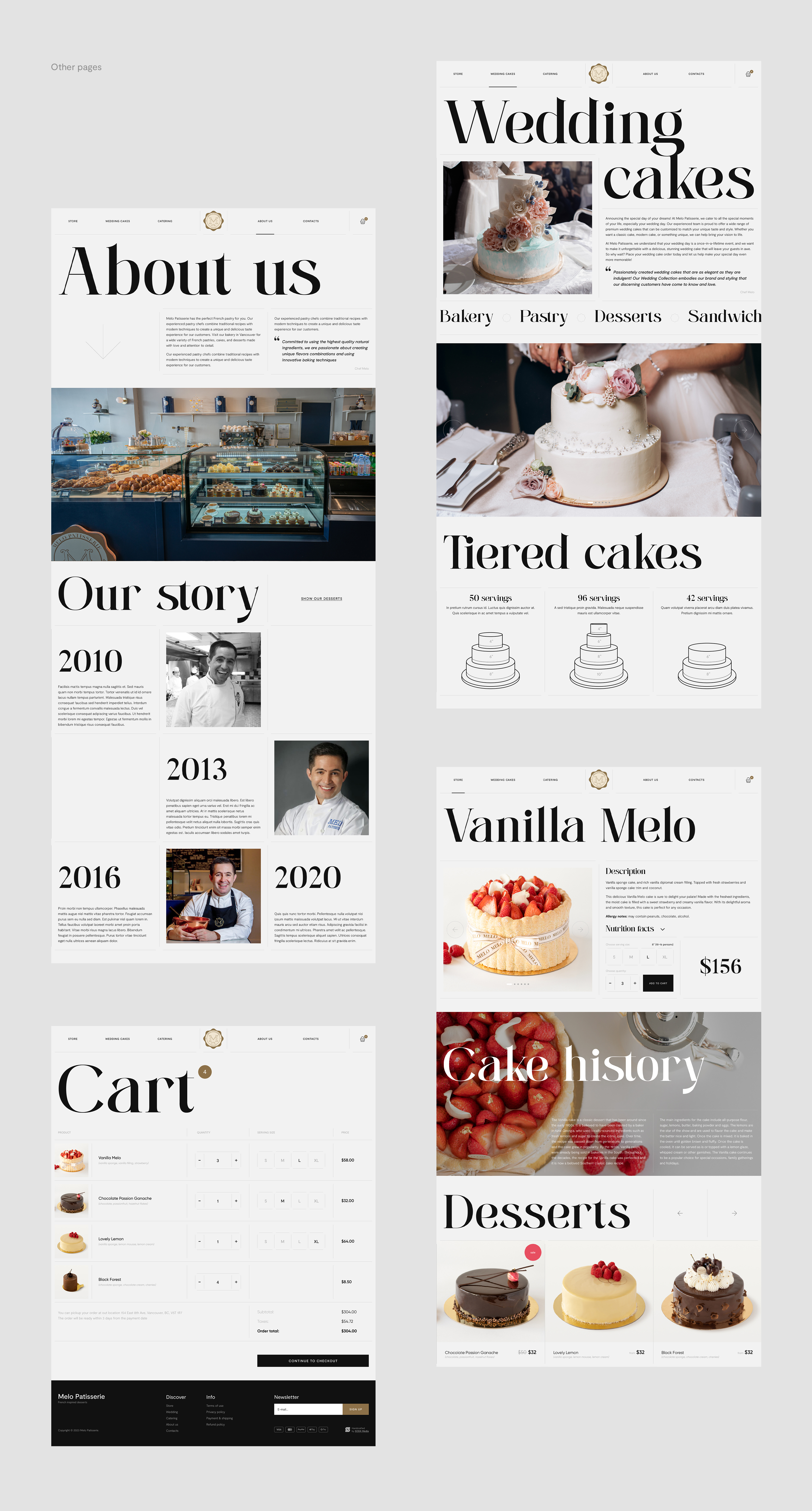 Melo Patisserie — Изображение №7 — Интерфейсы на Dprofile