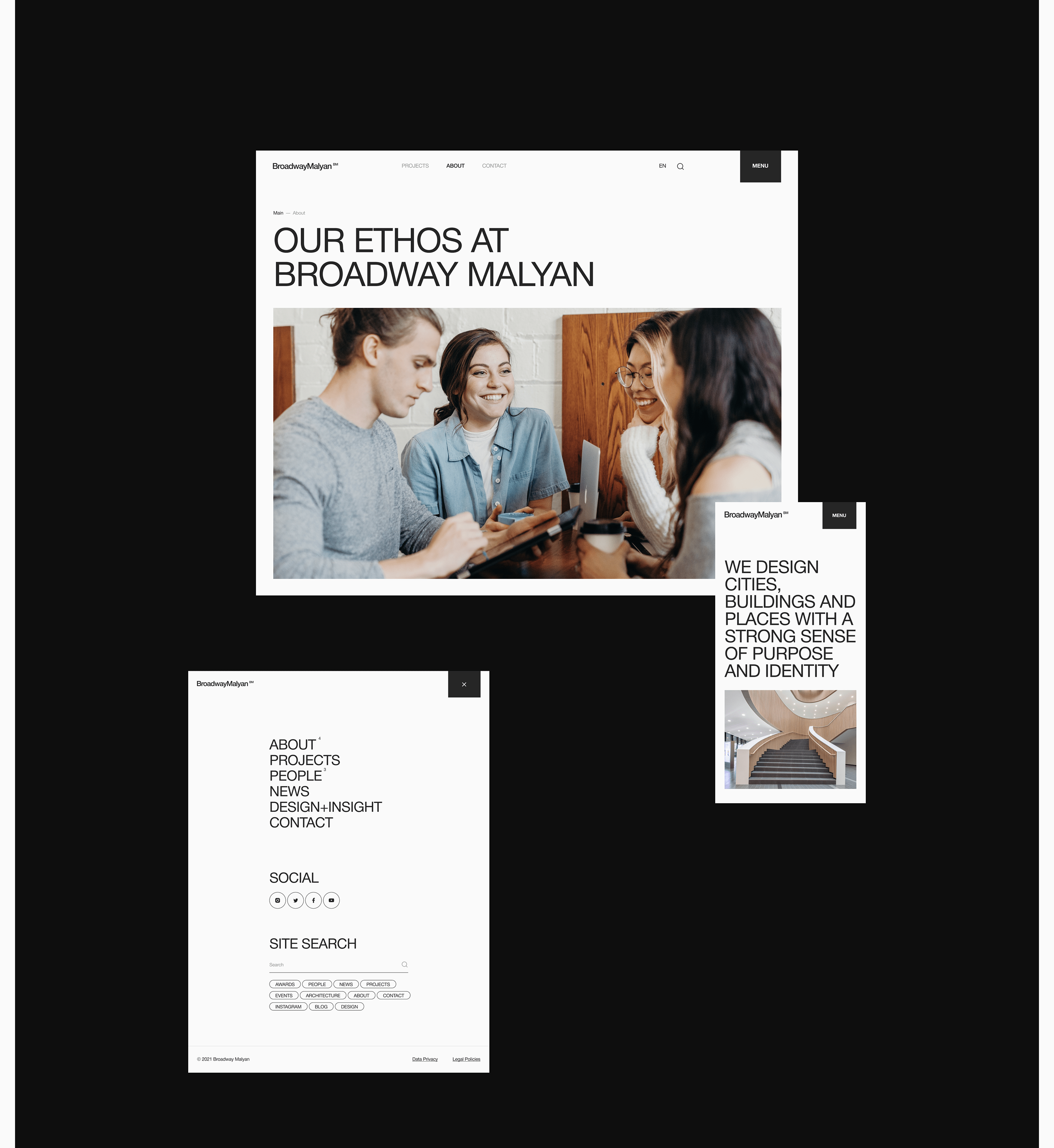 Broadway Malyan. Web concept — Изображение №2 — Интерфейсы, Брендинг, Анимация на Dprofile