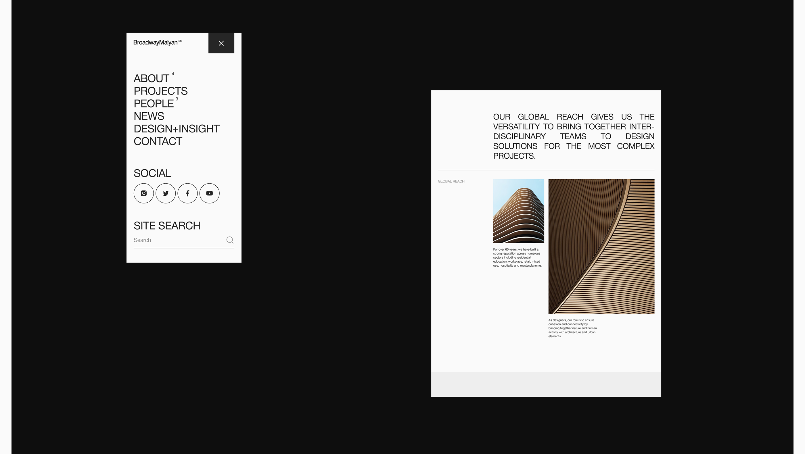 Broadway Malyan. Web concept — Изображение №11 — Интерфейсы, Брендинг, Анимация на Dprofile