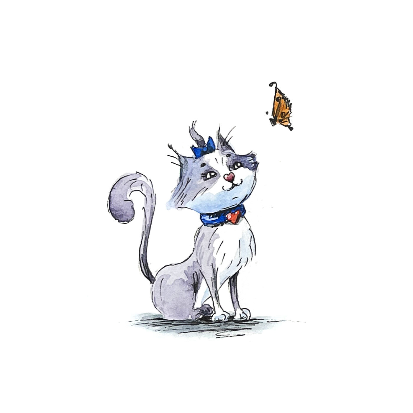 Character drawing in 15 minutes. Cats — Изображение №6 — Иллюстрация на Dprofile