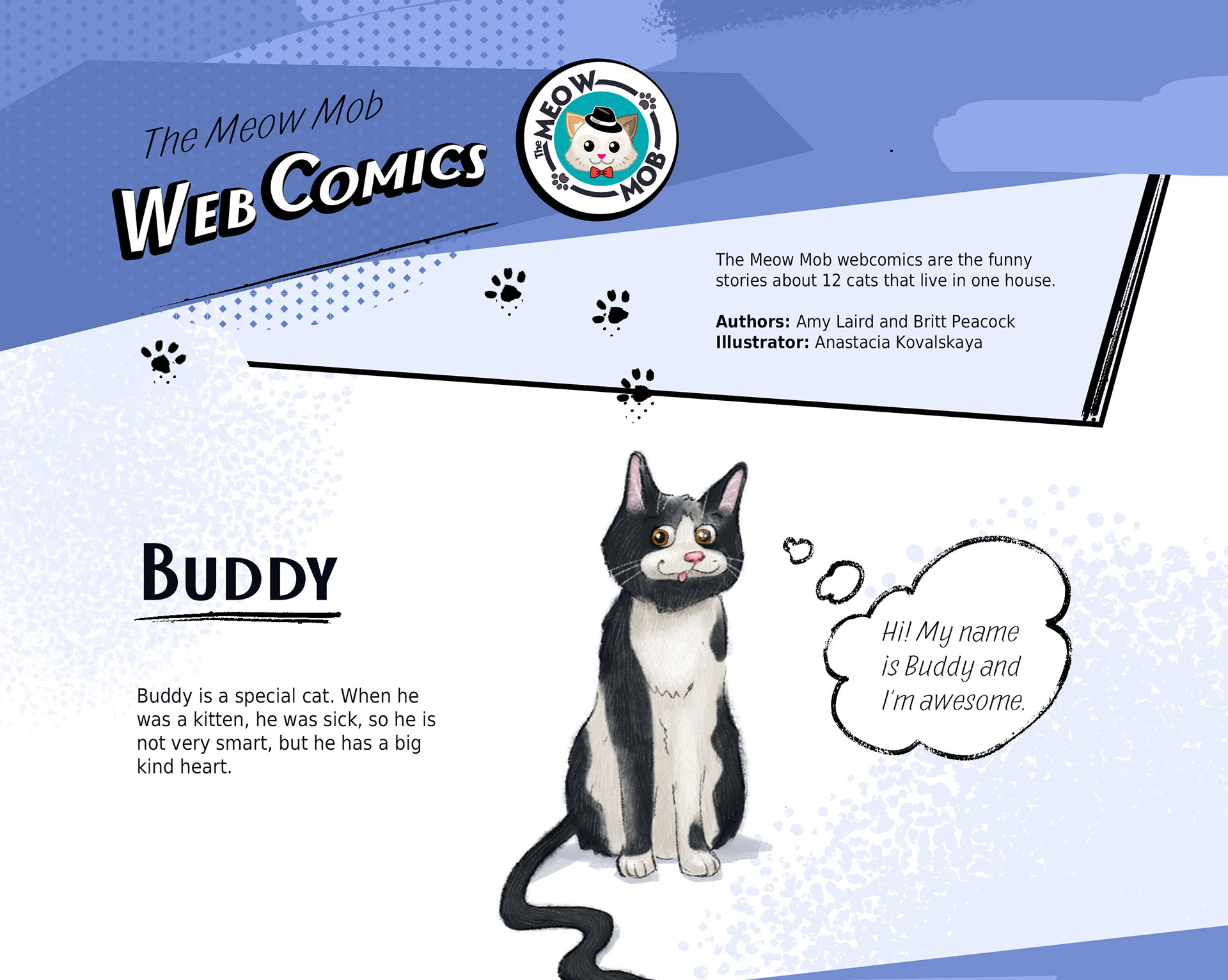 The Meow Mob webcomics. Buddy — Изображение №1 — Иллюстрация на Dprofile