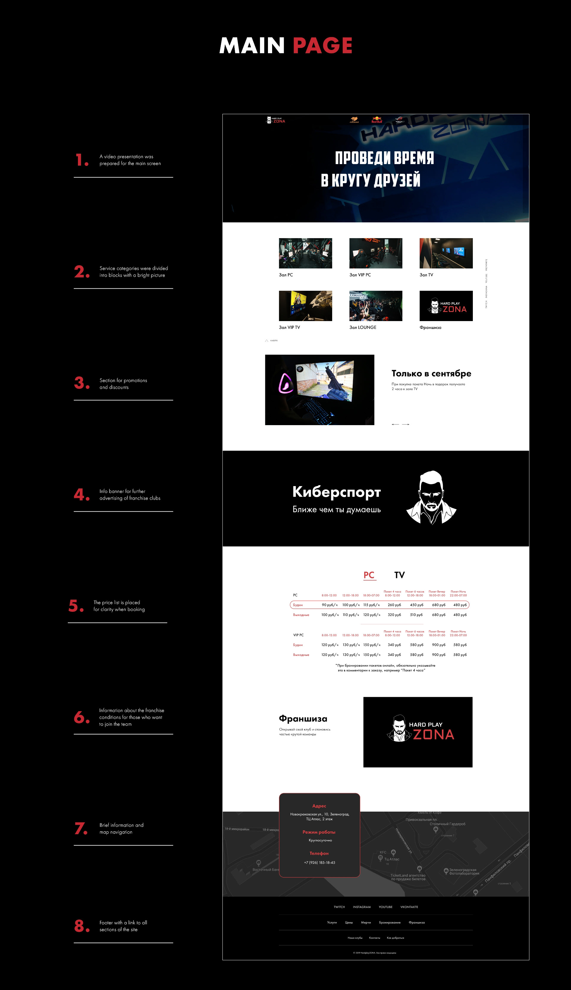 Esports club website — Изображение №5 — Интерфейсы на Dprofile