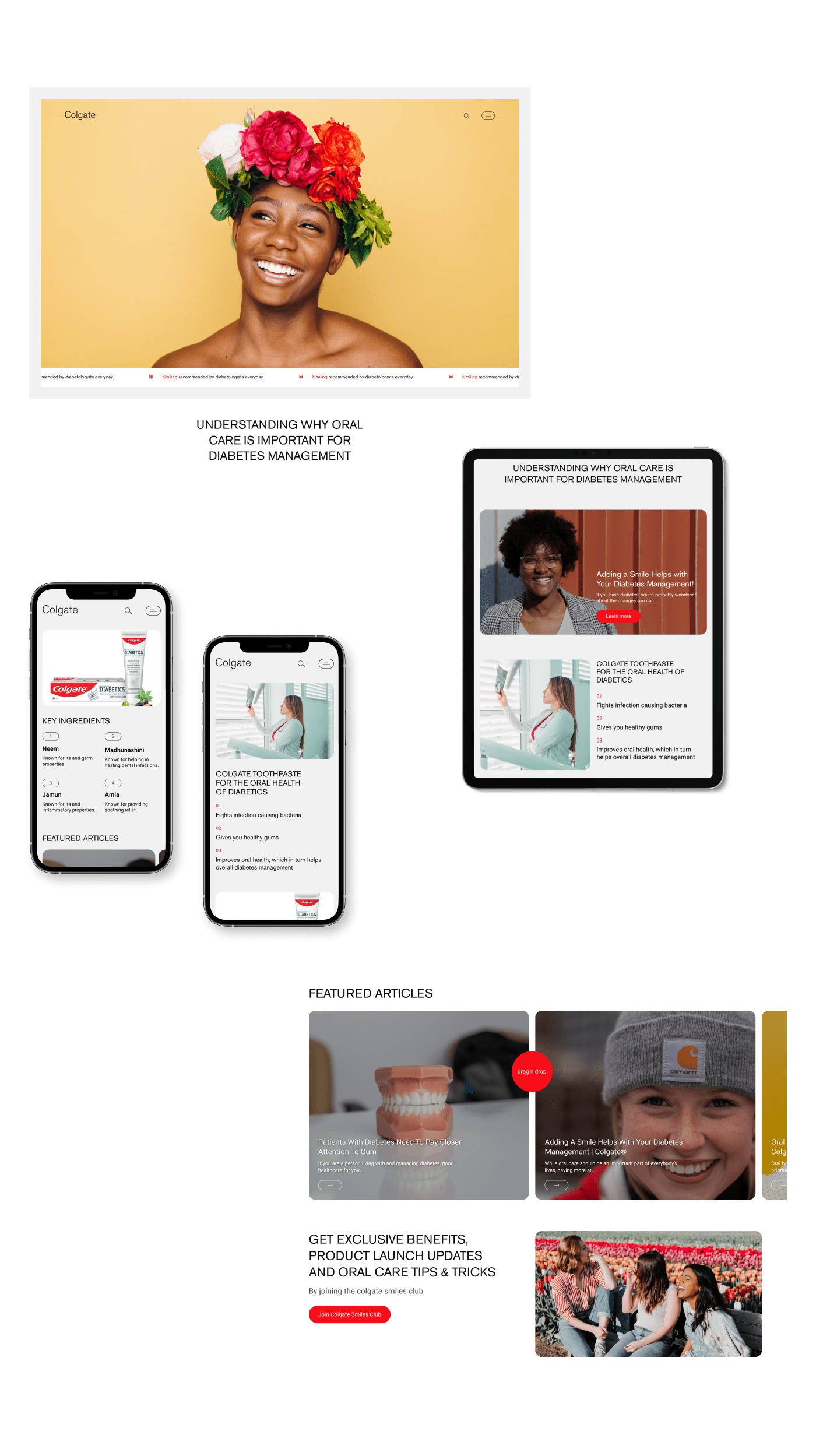 Colgate | Corporate website redesign — Изображение №9 — Интерфейсы, Брендинг на Dprofile