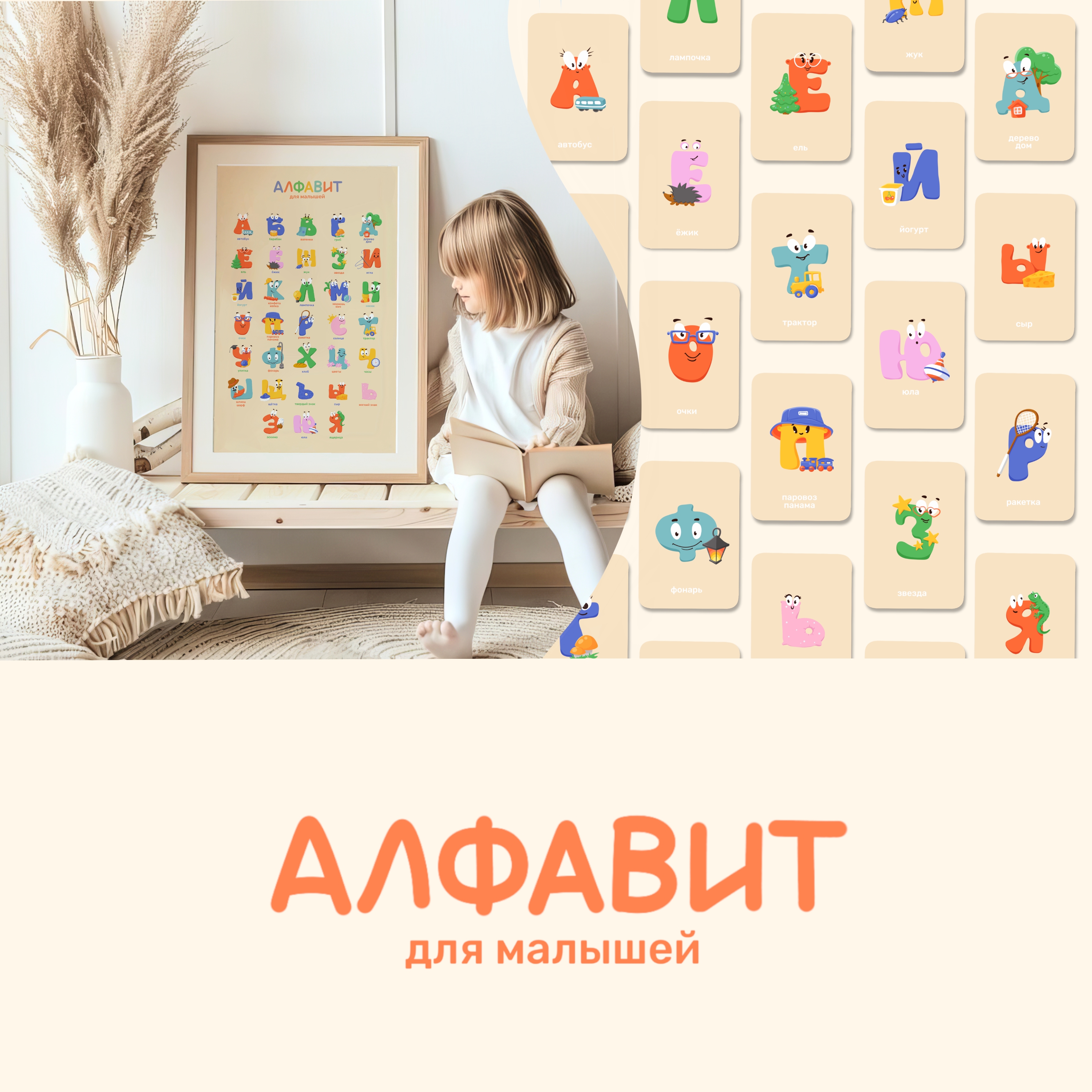 Алфавит и цифры для малышей — Изображение №1 — Интерфейсы, Иллюстрация на Dprofile
