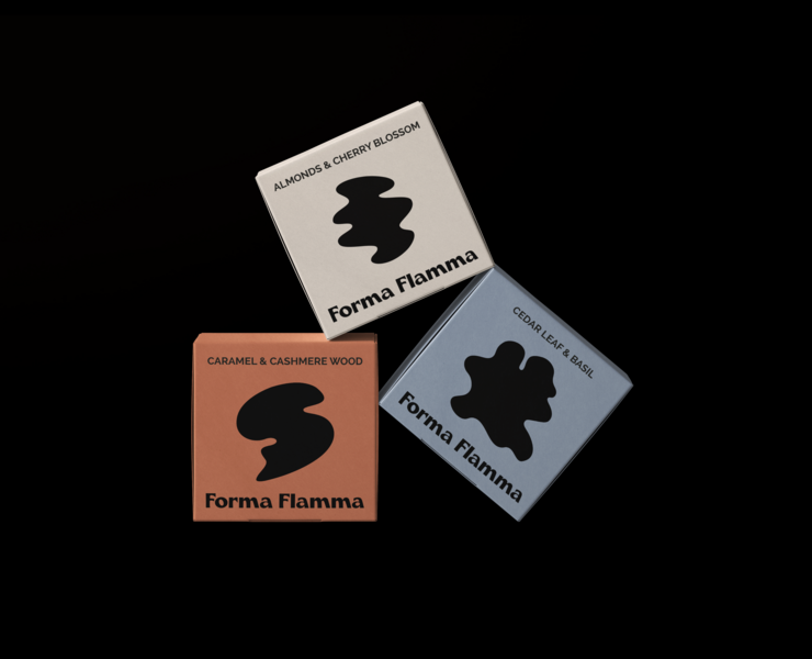 Forma Flamma scented candles/ branding identity — Брендинг на Dprofile