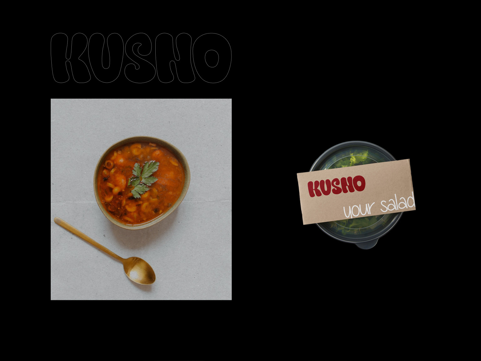 LOGOTYPE / KUSNO DELIVERY — Изображение №9 — Брендинг на Dprofile