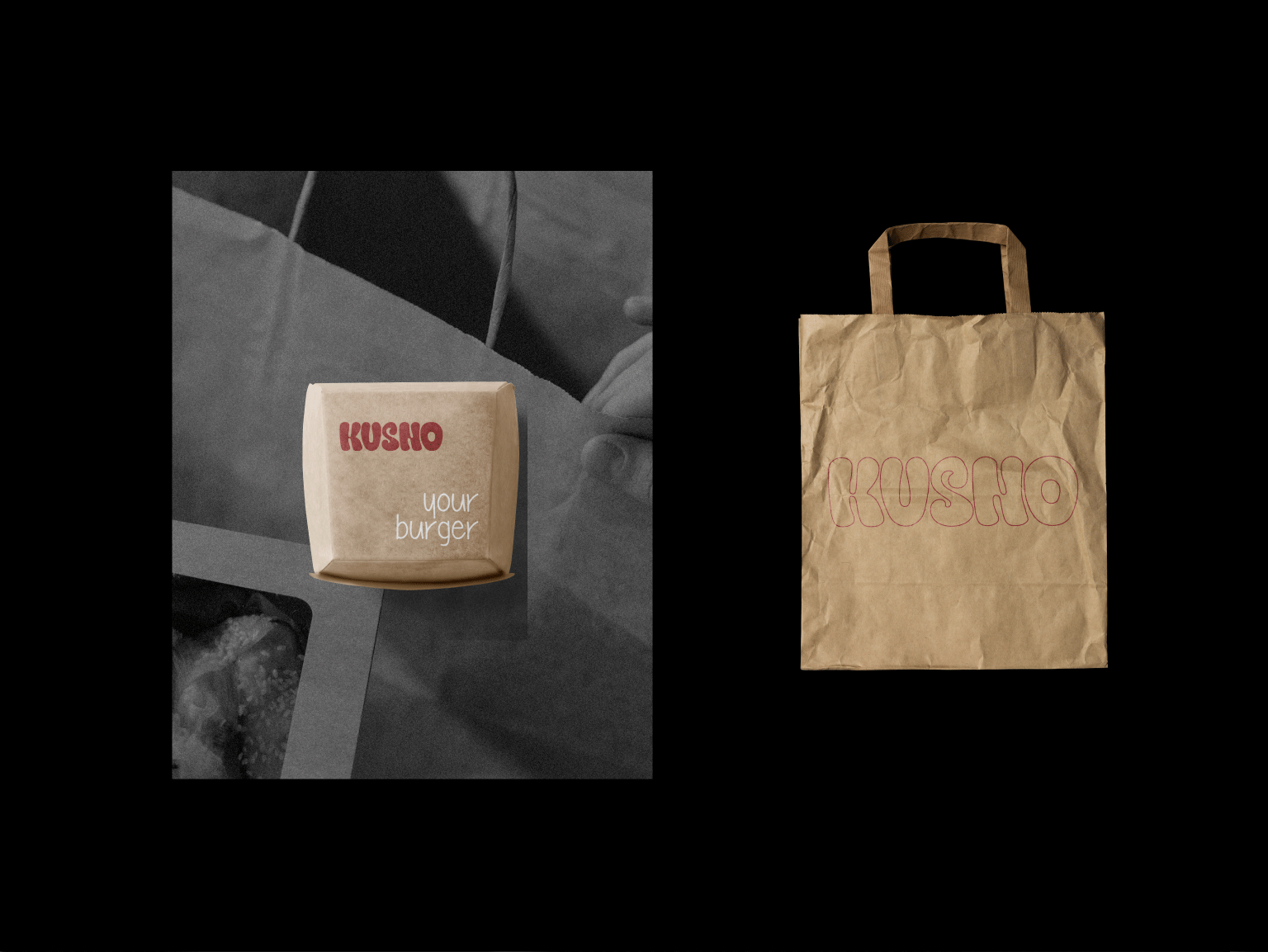 LOGOTYPE / KUSNO DELIVERY — Изображение №11 — Брендинг на Dprofile