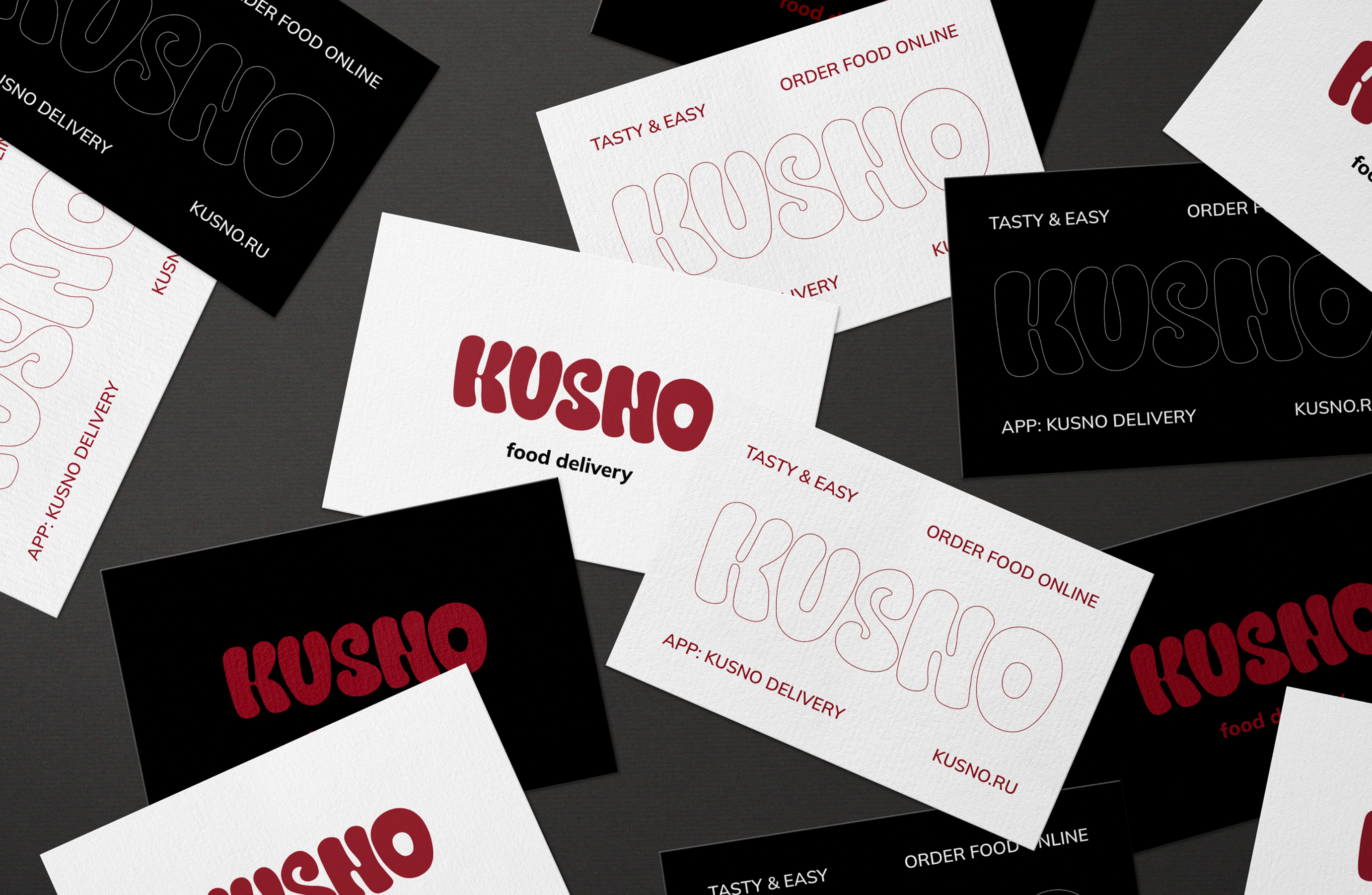 LOGOTYPE / KUSNO DELIVERY — Изображение №5 — Брендинг на Dprofile