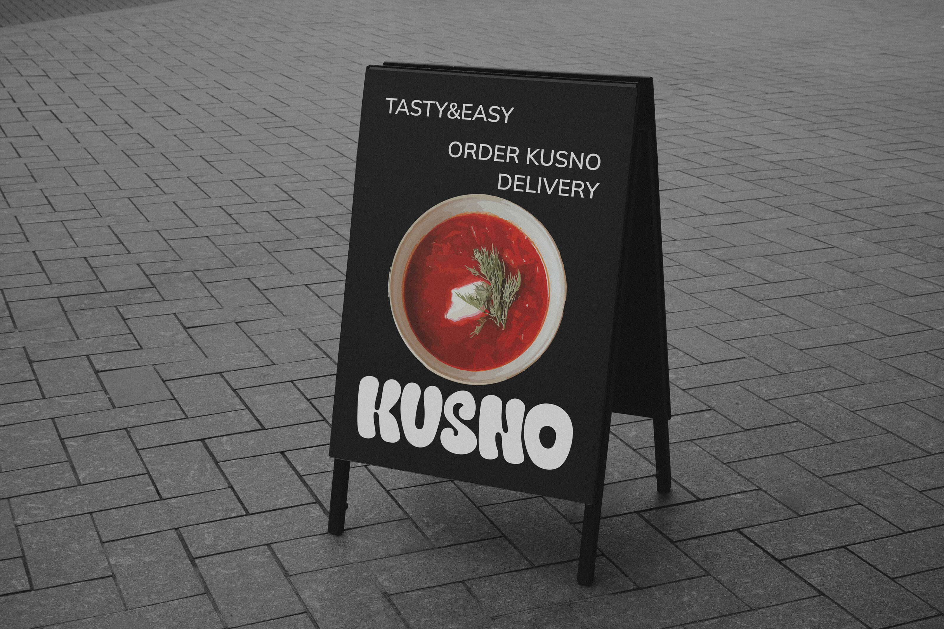 LOGOTYPE / KUSNO DELIVERY — Изображение №10 — Брендинг на Dprofile