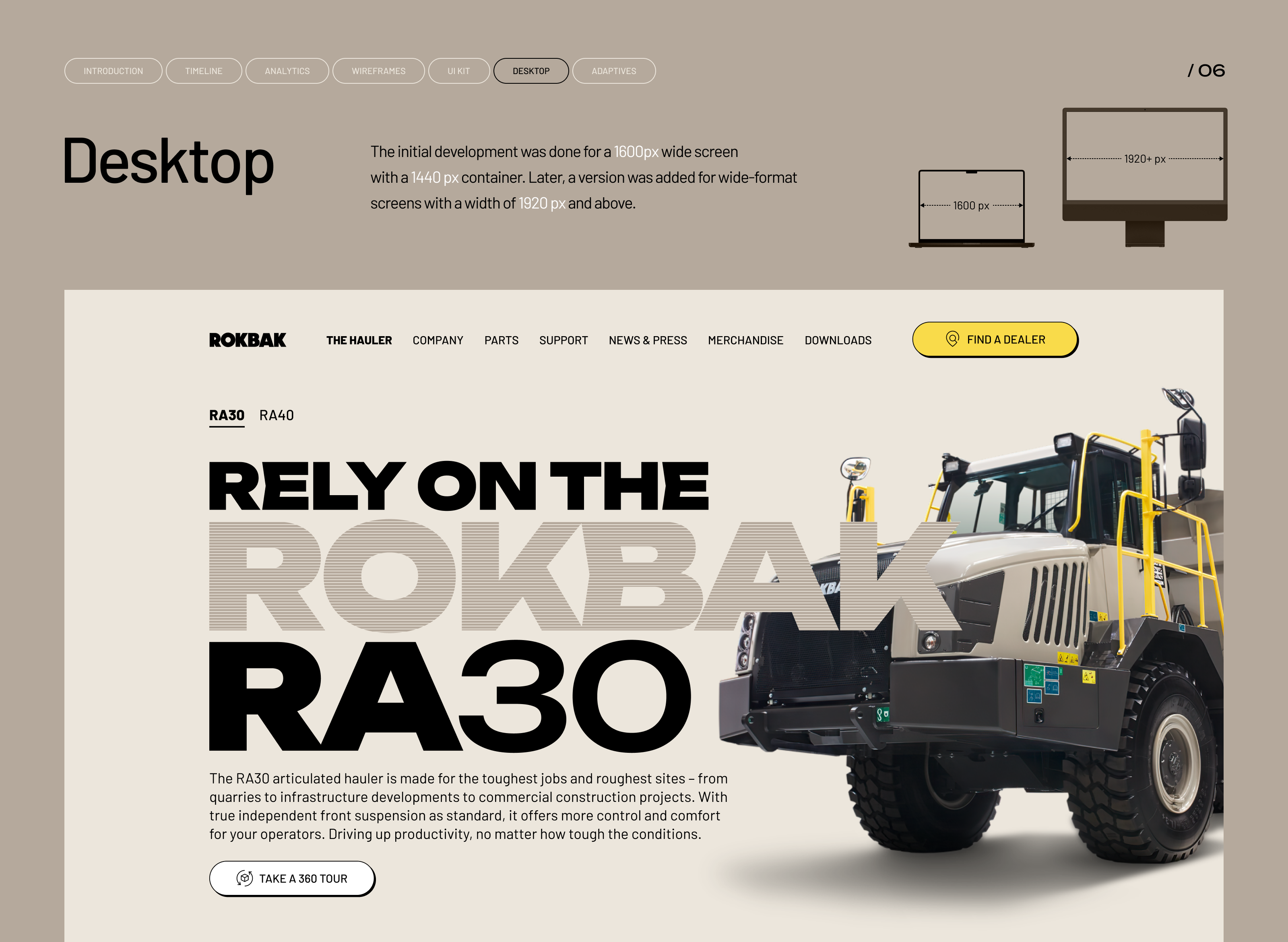 Rokbak® RA30 | редизайн лендинга — Изображение №7 — Интерфейсы на Dprofile