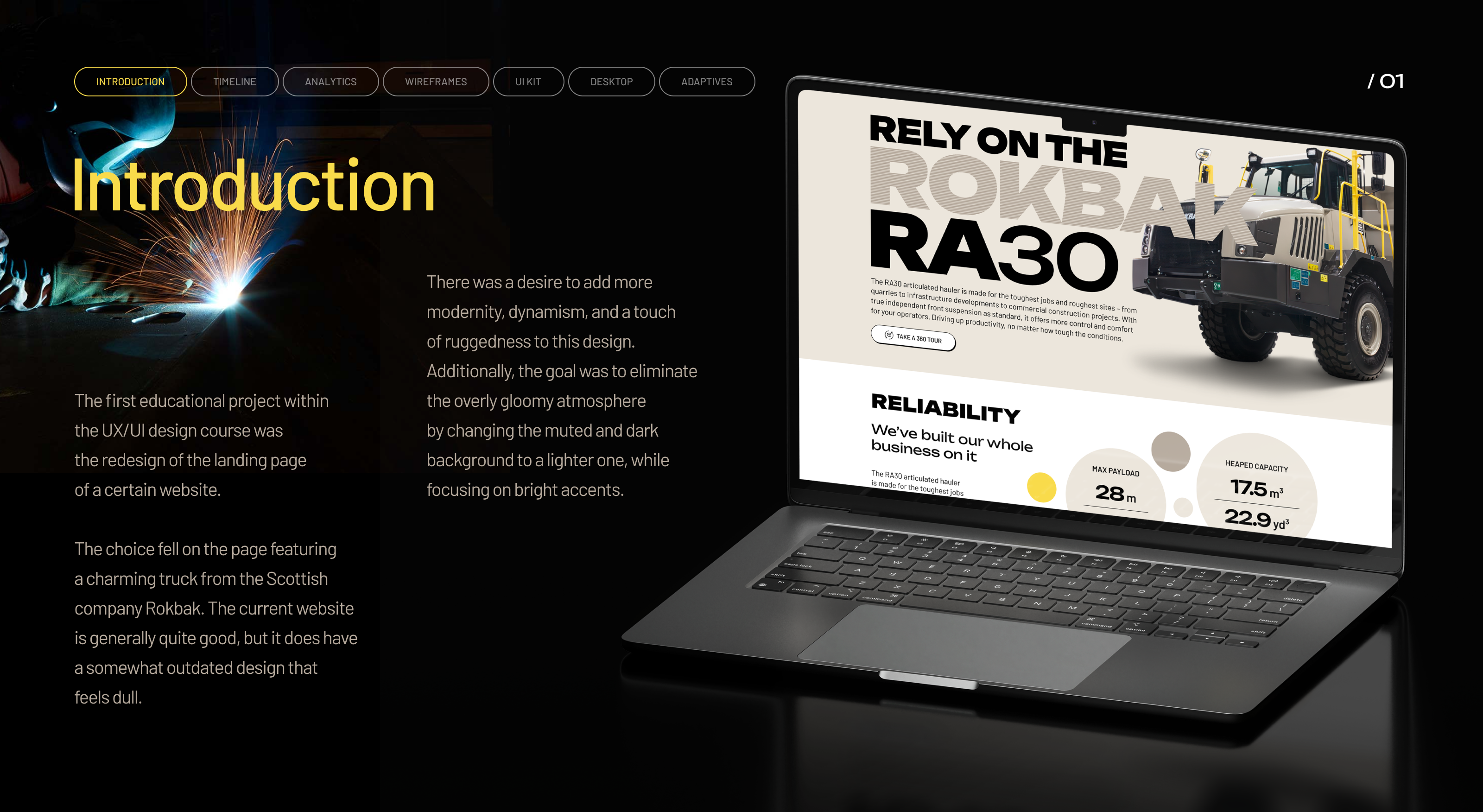 Rokbak® RA30 | редизайн лендинга — Изображение №2 — Интерфейсы на Dprofile