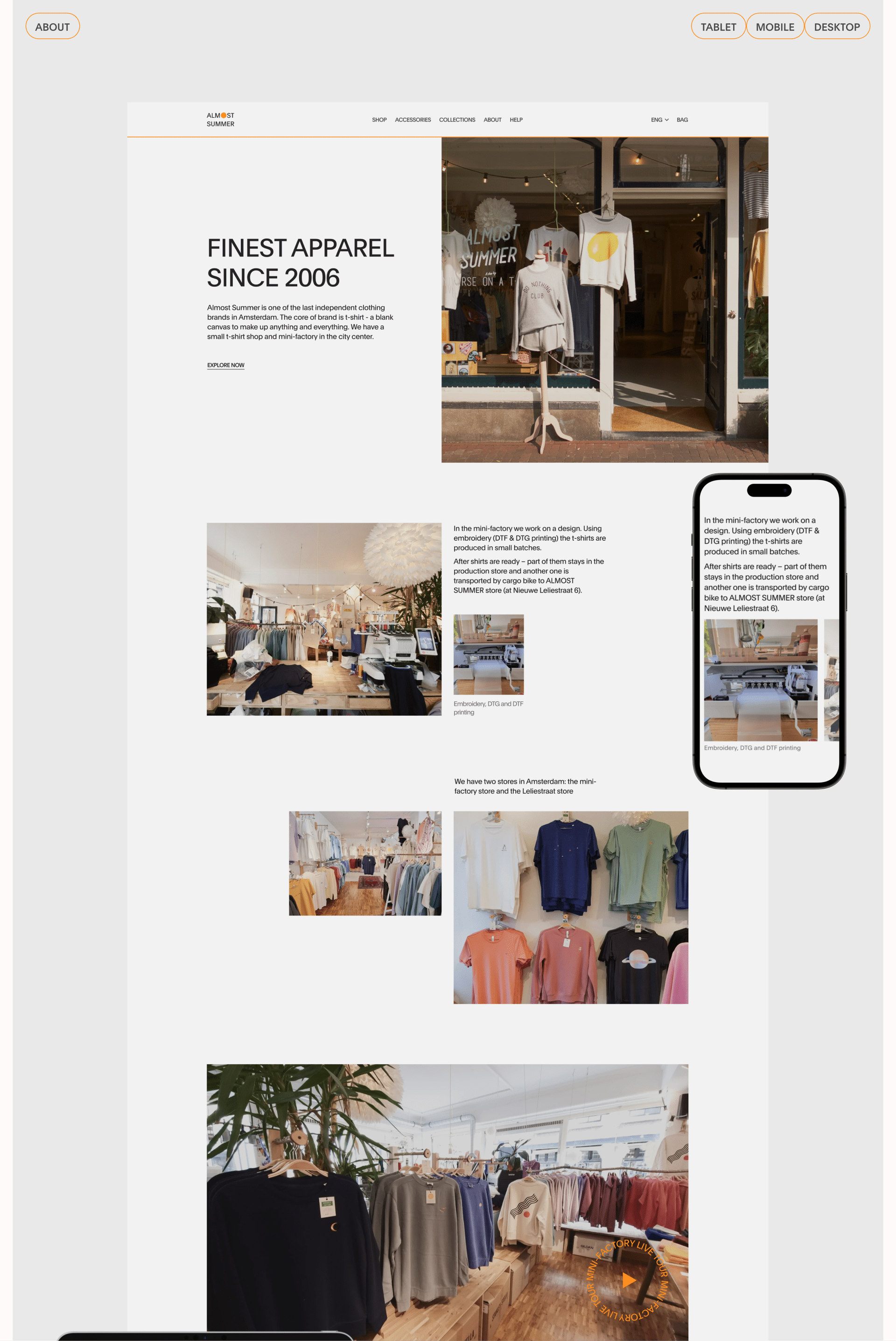 ALMOST SUMMER | E-commerce Redesign — Изображение №9 — Интерфейсы, Брендинг на Dprofile