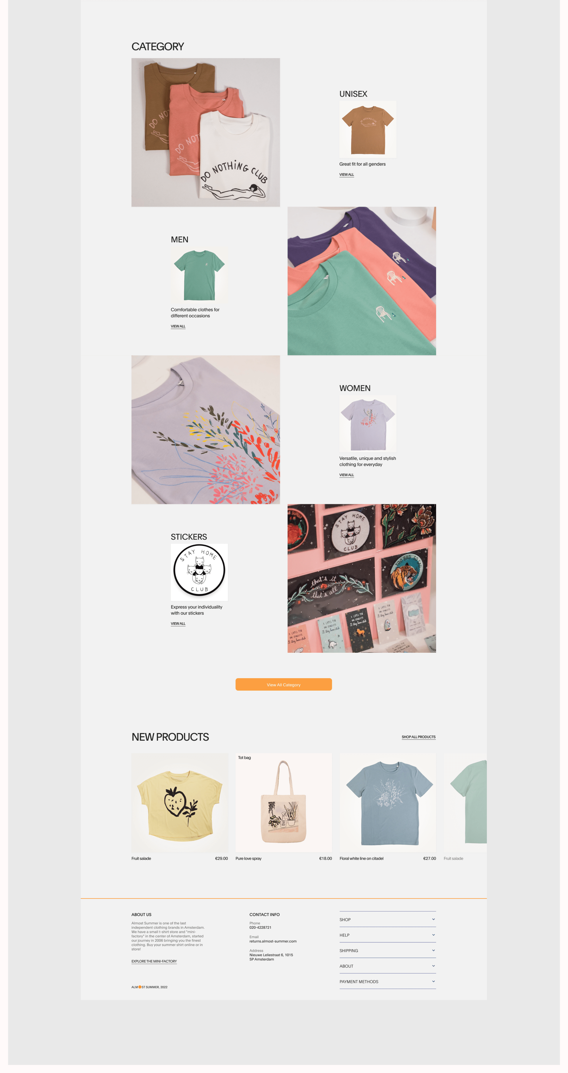 ALMOST SUMMER | E-commerce Redesign — Изображение №3 — Интерфейсы, Брендинг на Dprofile