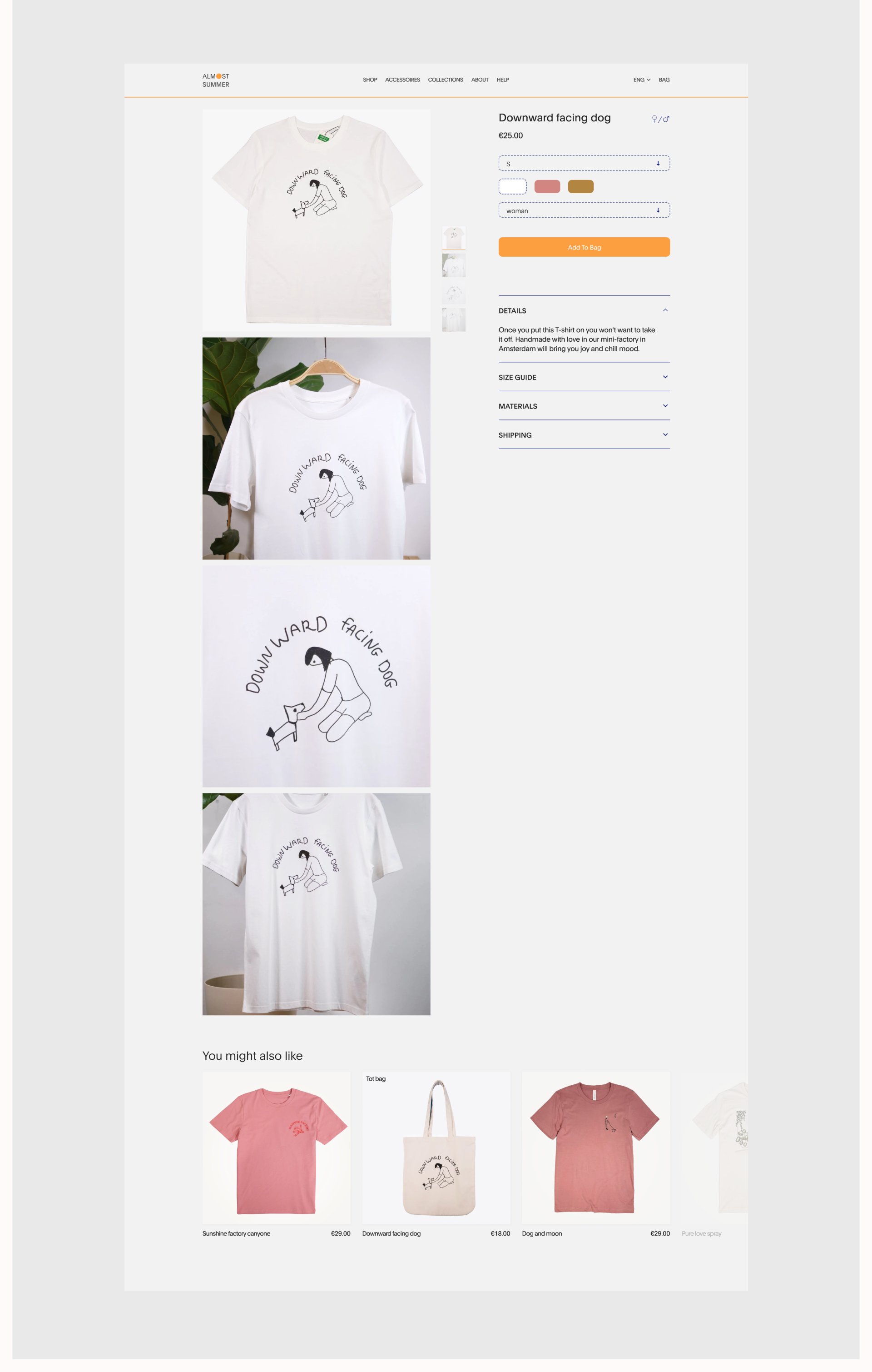 ALMOST SUMMER | E-commerce Redesign — Изображение №6 — Интерфейсы, Брендинг на Dprofile
