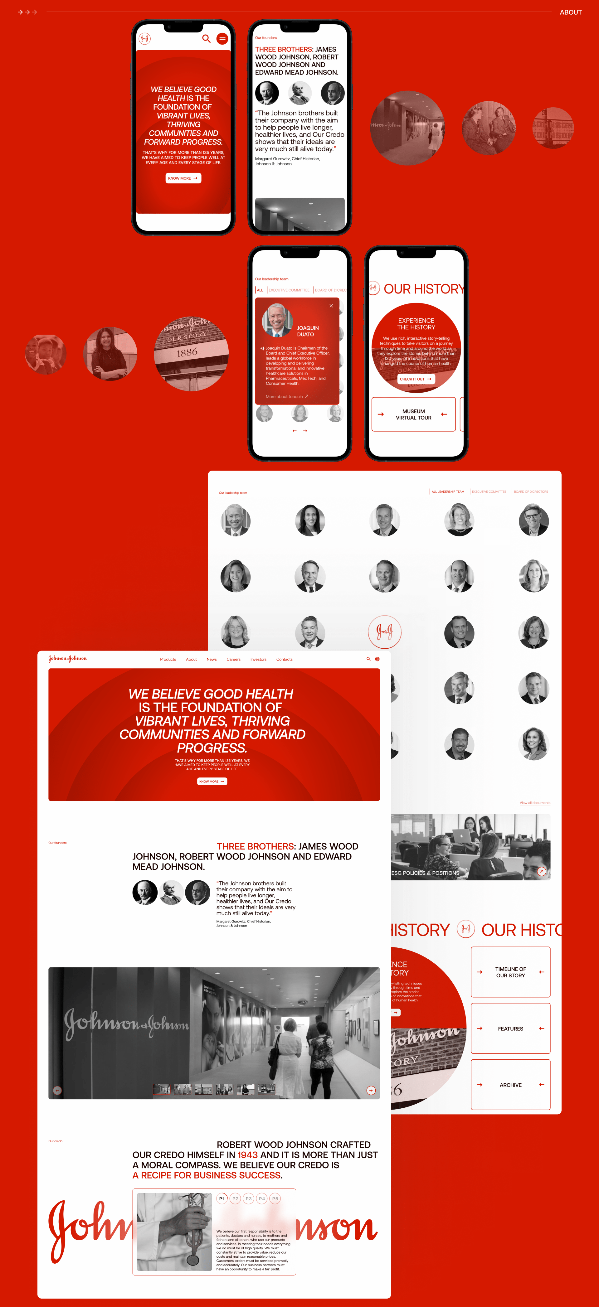 Johnson&Johnson / Corporate website — Изображение №8 — Интерфейсы, Брендинг на Dprofile