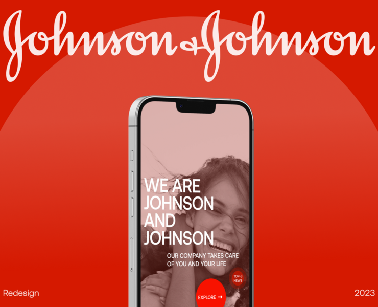 Johnson&Johnson / Corporate website на Dprofile