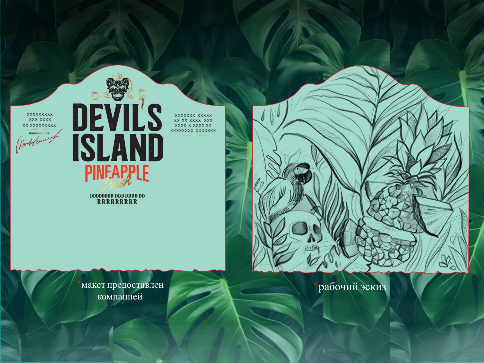 Этикетка для бутылки рома — Изображение №3 — Брендинг, Иллюстрация на Dprofile