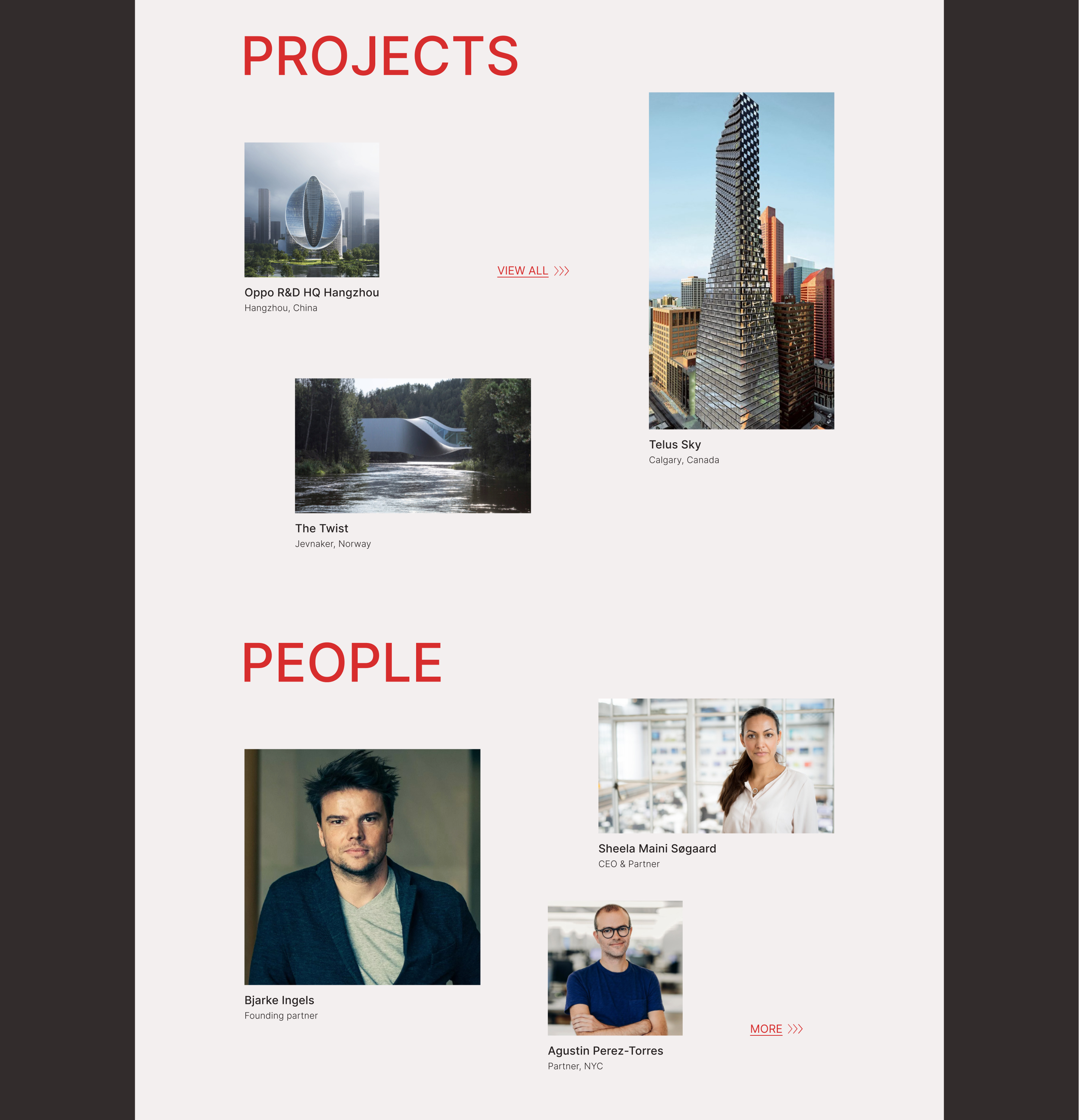 Сайт архитектурной студии BIG — Изображение №3 — Интерфейсы на Dprofile